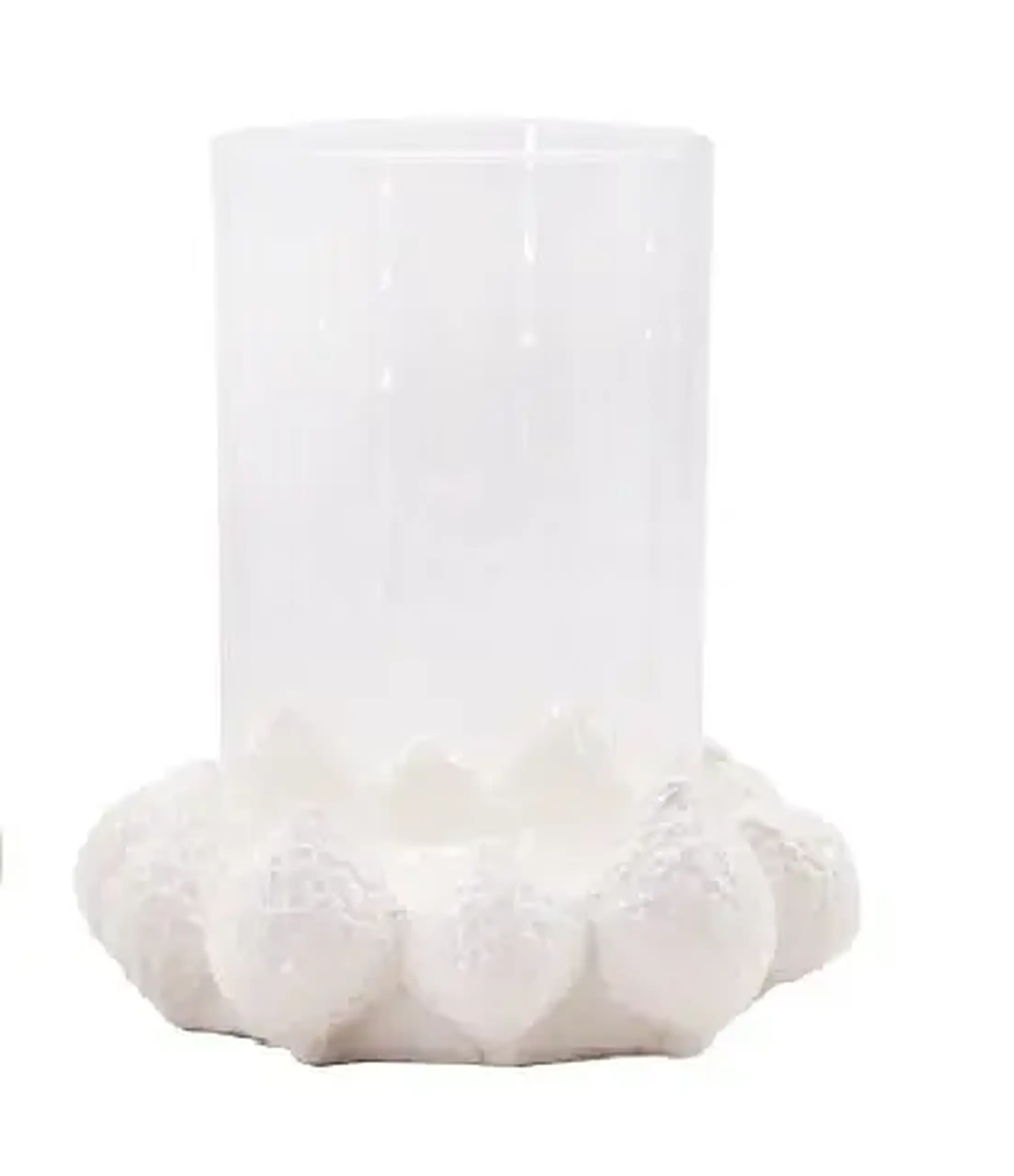 Suport pentru lumânare, Lemon White, 16cm