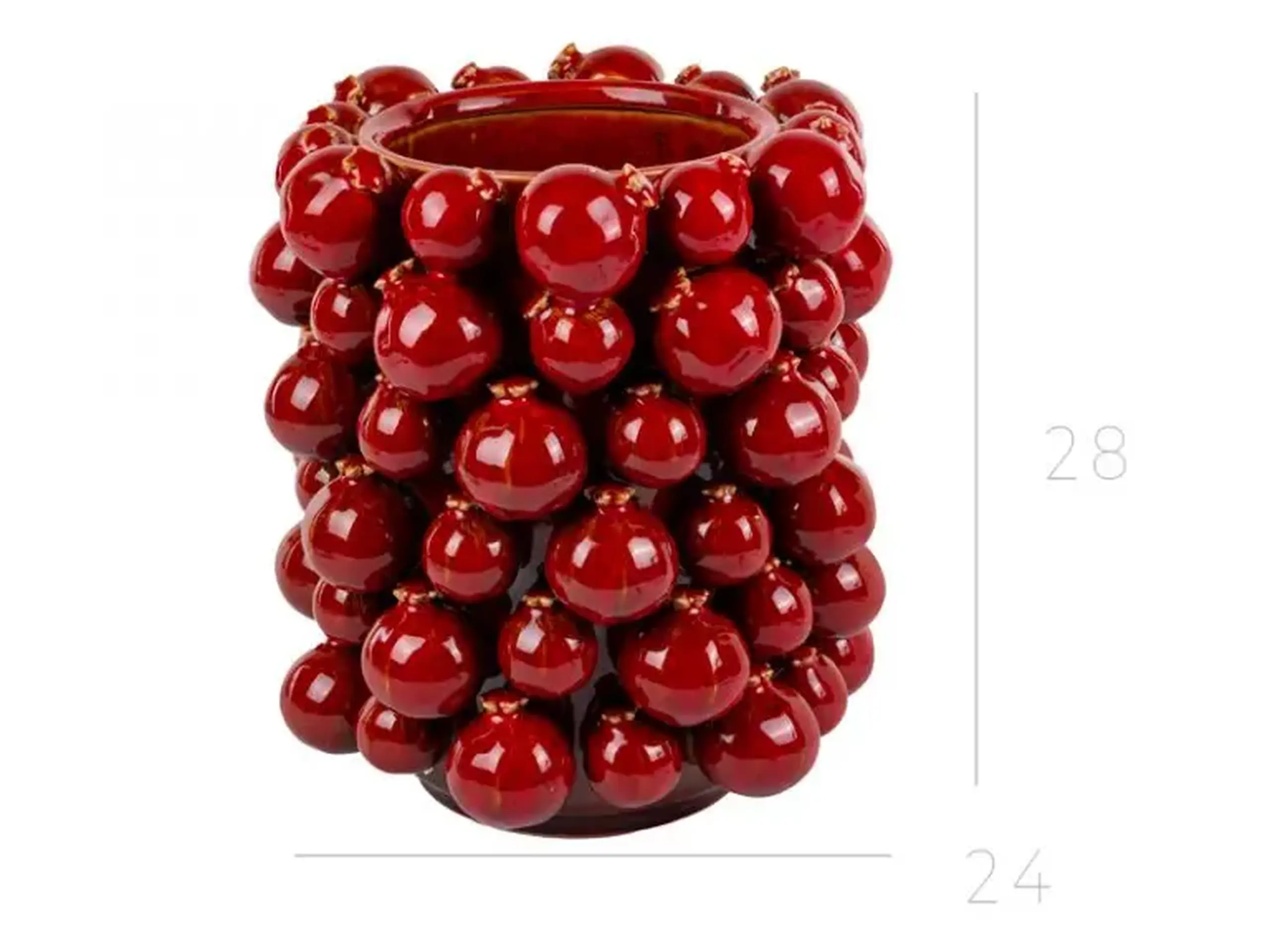 Vază din ceramică Rodii, 26cm