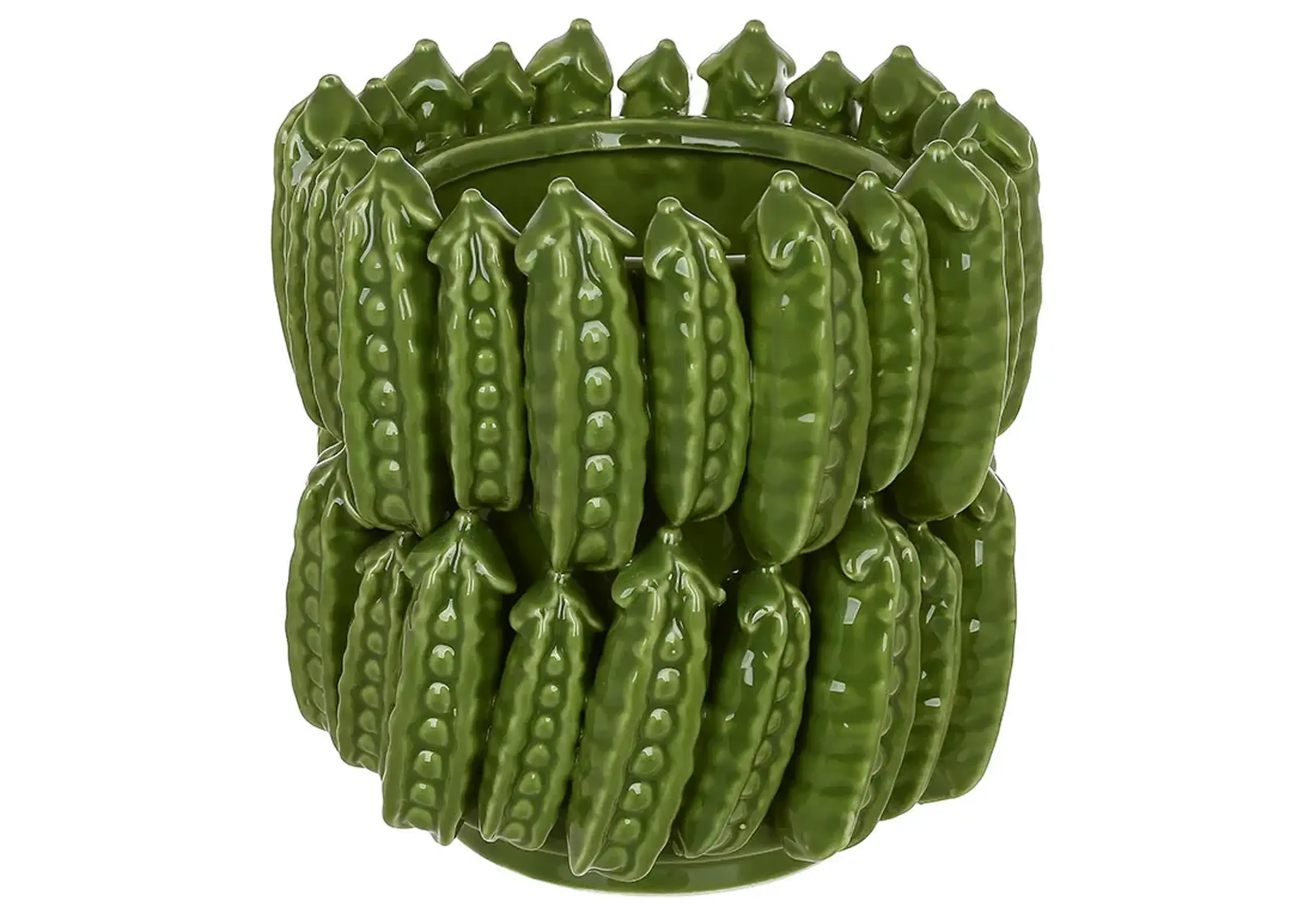 Vază din porțelan, Peas, 17cm