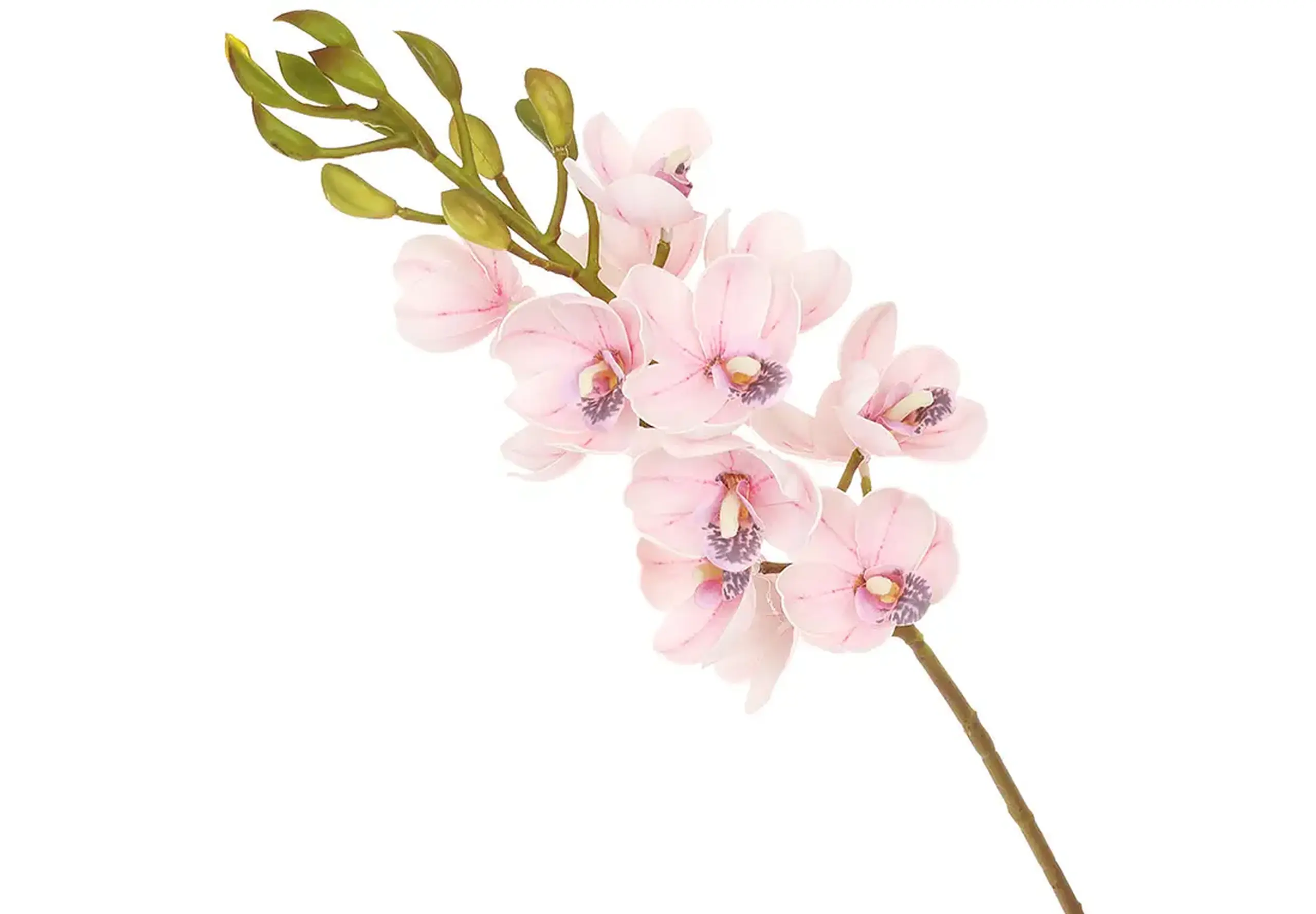 Orhidee decorativă din latex, 82cm