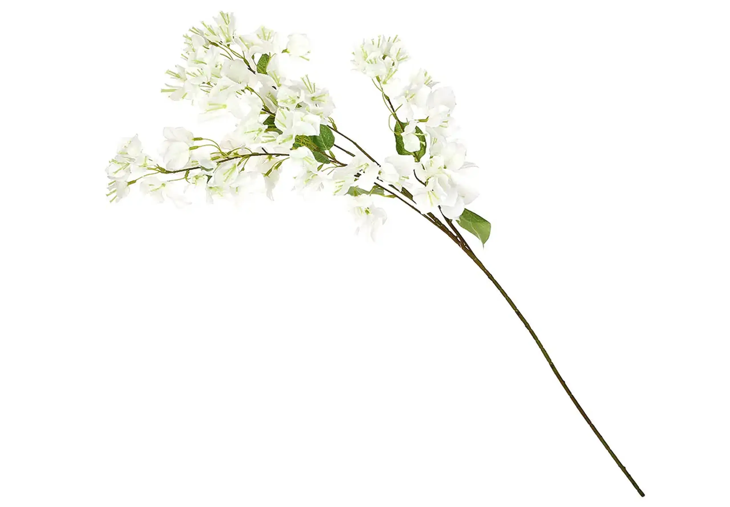 Ramură de bougainvillea H94cm albă