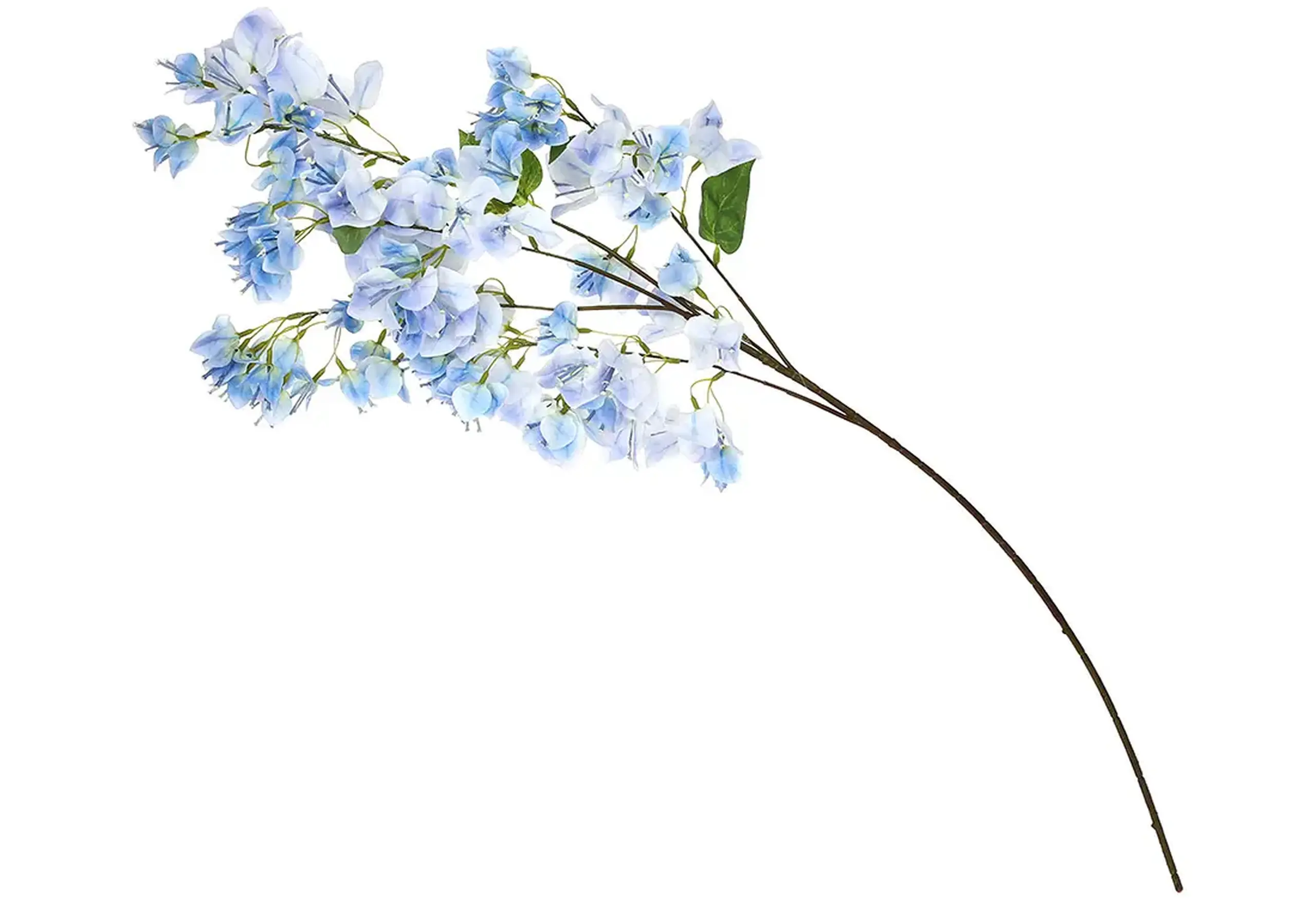Ramură de bougainvillea H94cm albastră