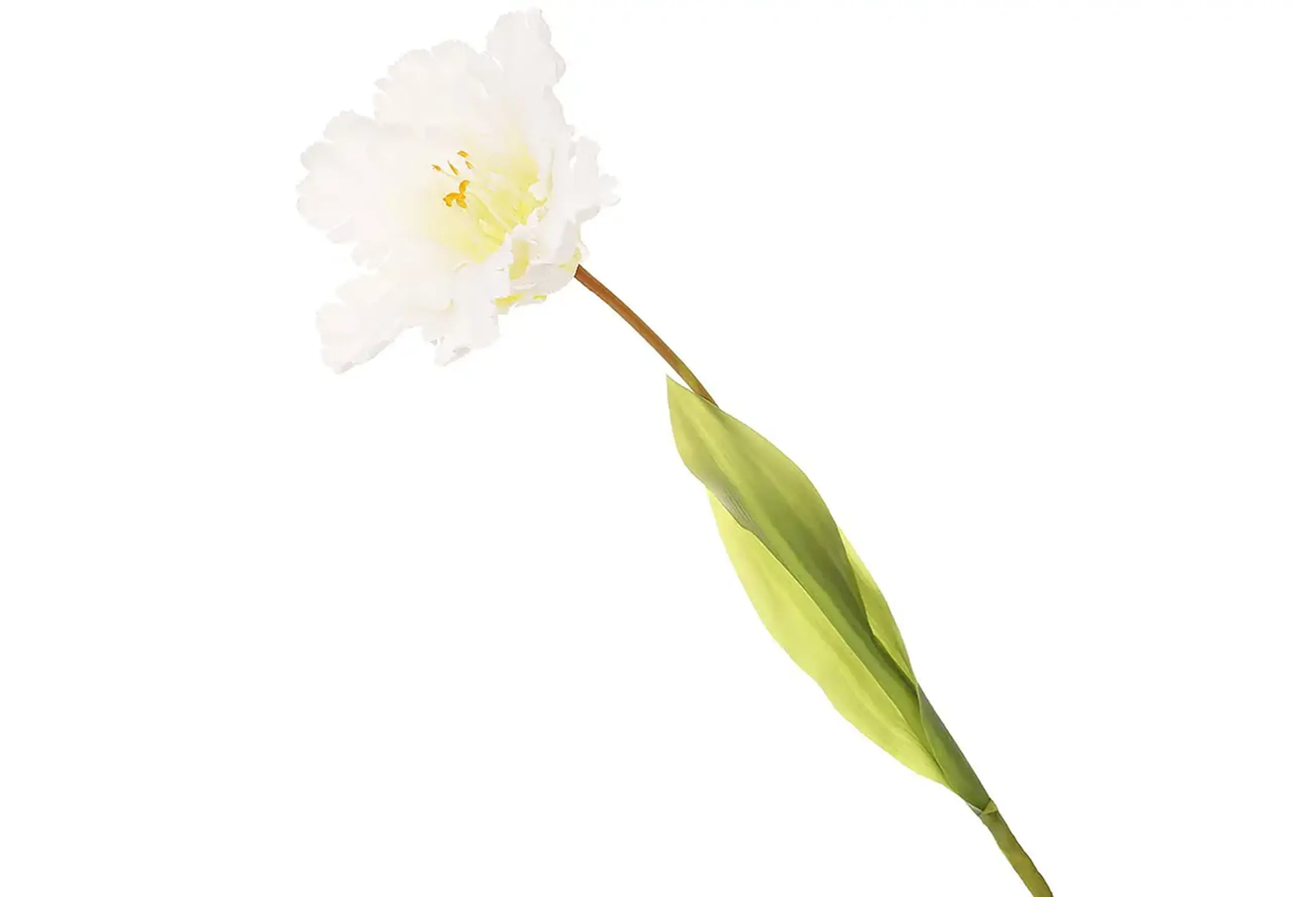 Lalea decorativă albă 70cm