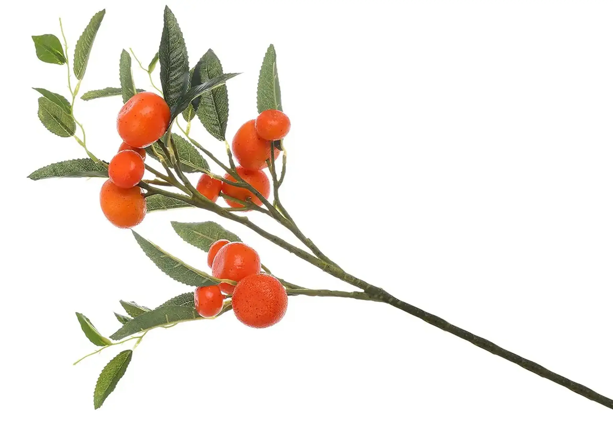 Crenguță decorativă de Mandarine, 56cm