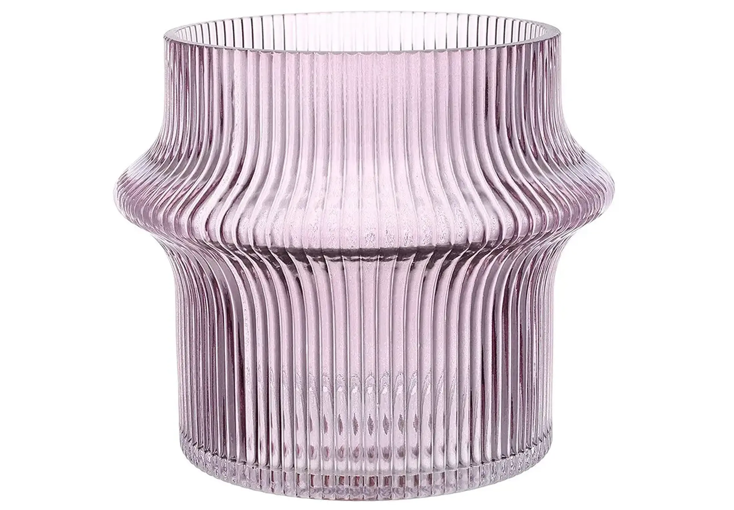 Vază din sticlă COSMIC Purple,16cm