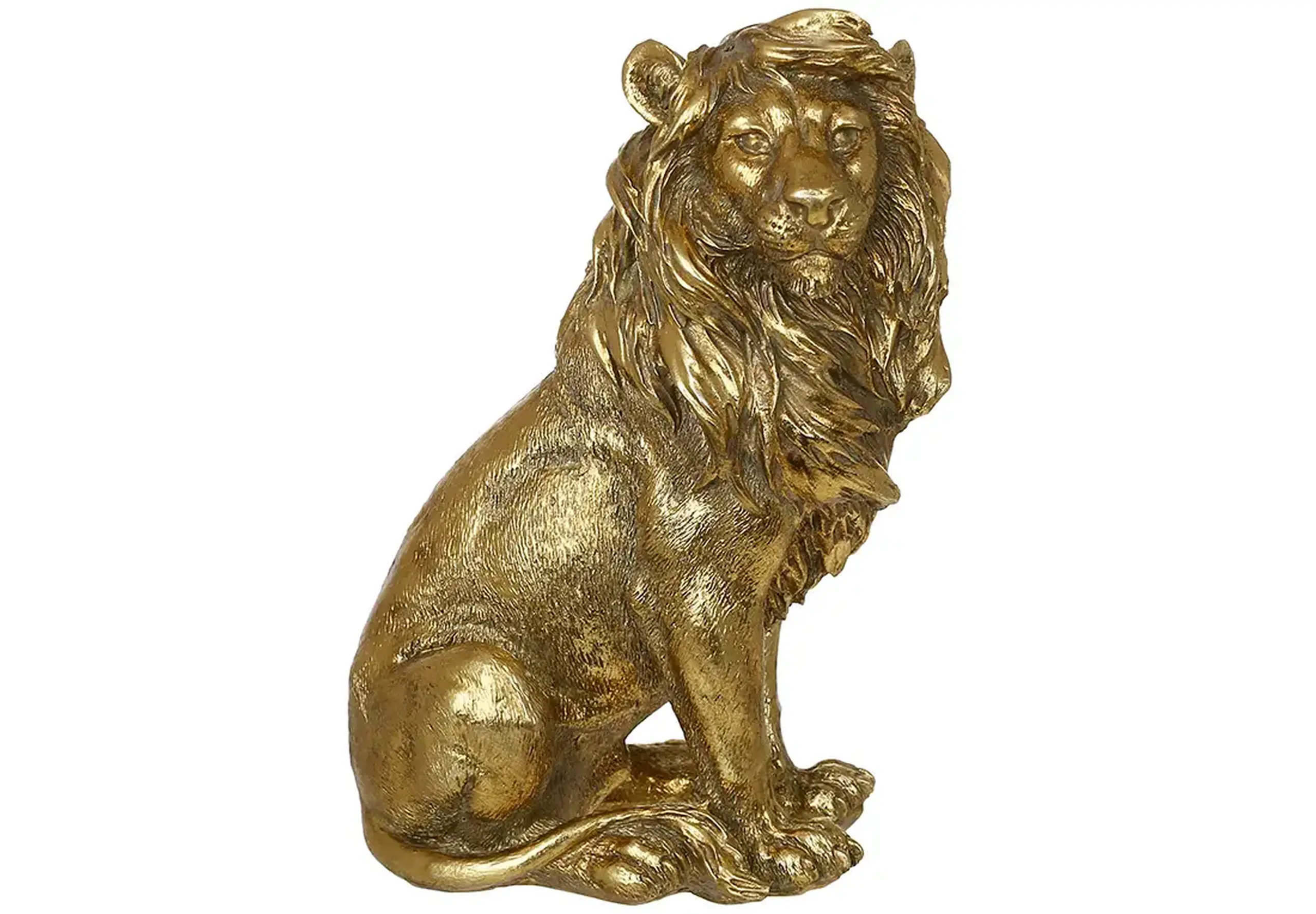Figurină decorativă Lion Gold,15 cm