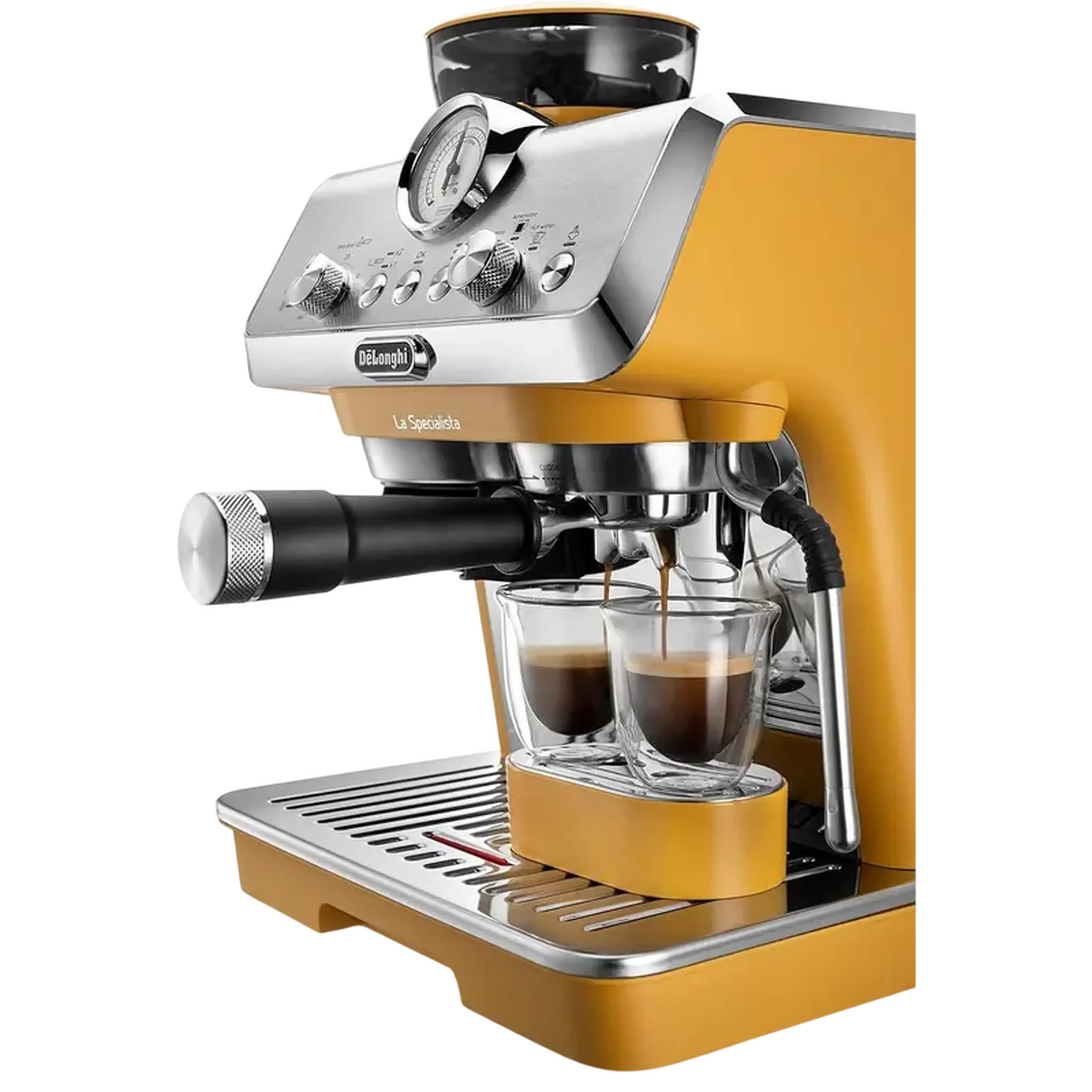 Cafetiera manuala DeLonghi EC9155.YE, 1400W, Galben
