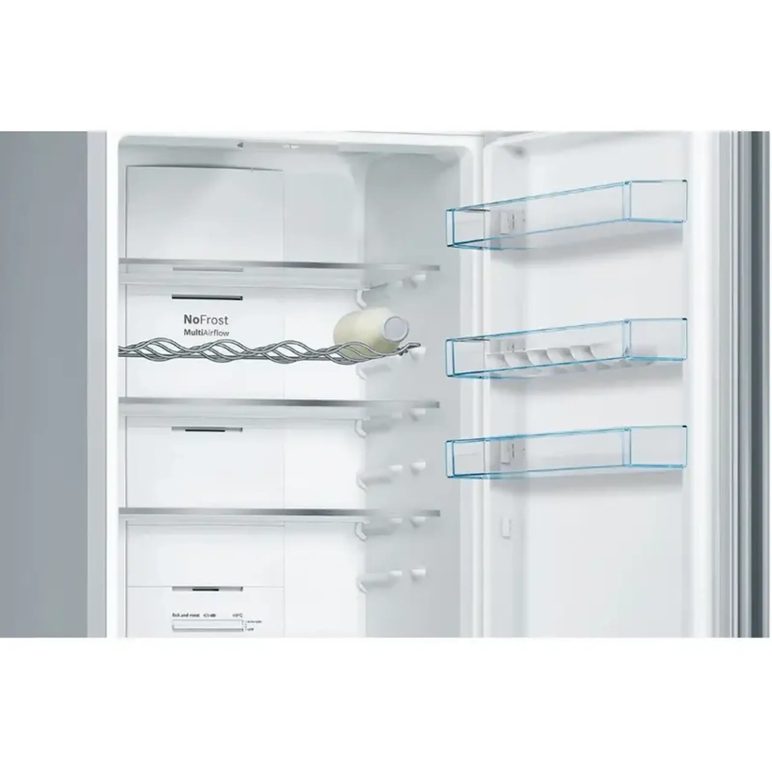 Frigider Bosch KGN39VIEB, Oțel inoxidabil