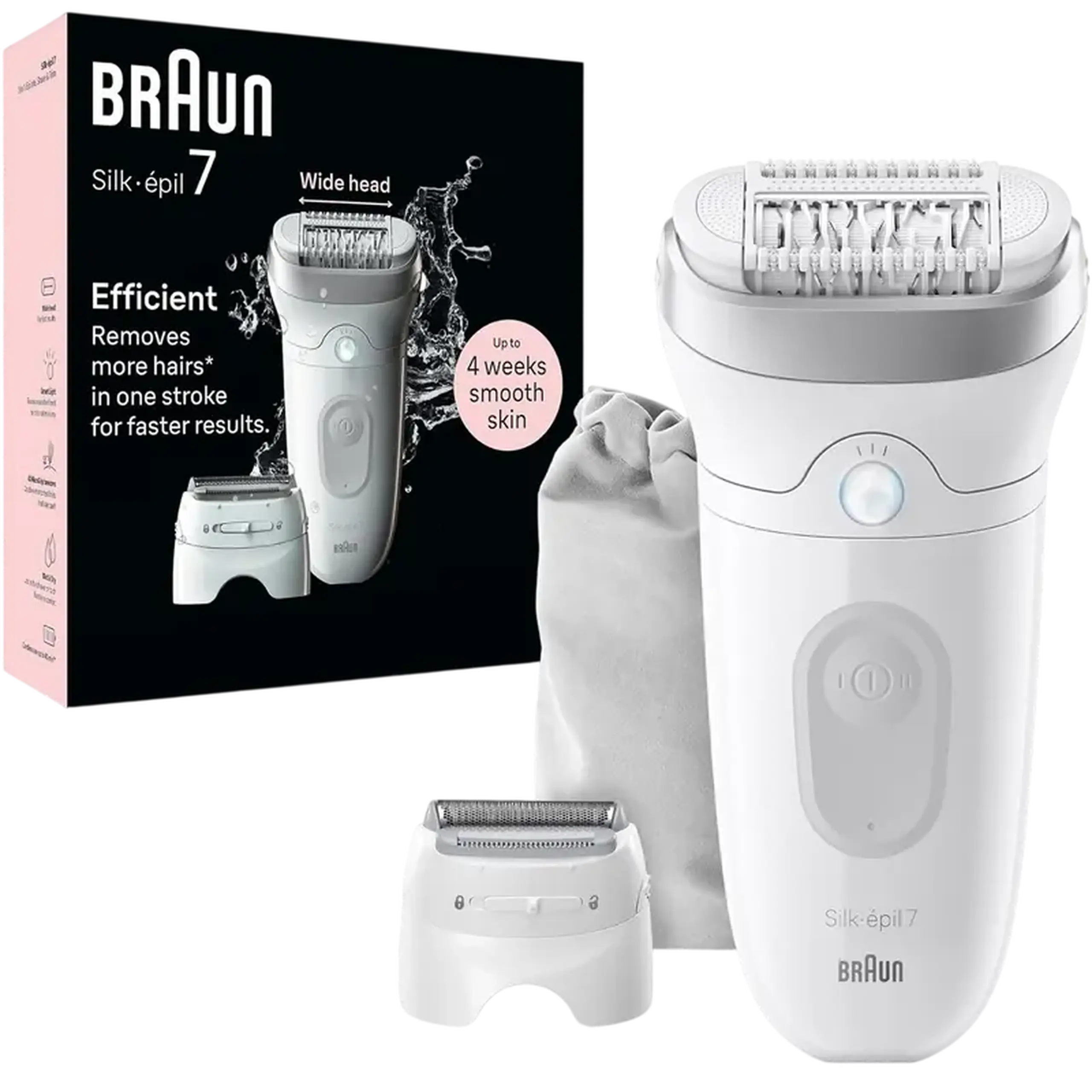 Epilator Braun SE7000, Alb