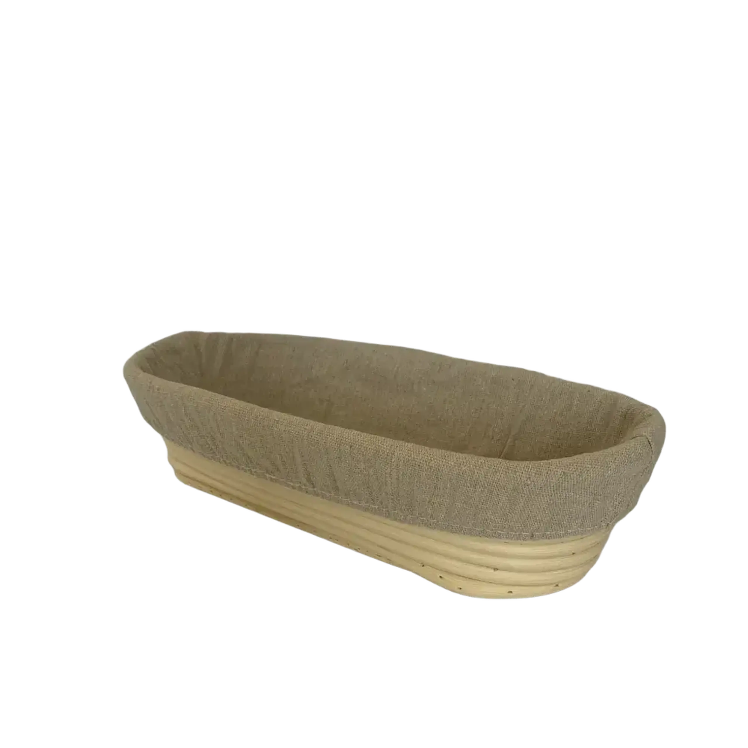 Banneton Coș Oval pentru Dospit Pâinea cu husă, 1000g