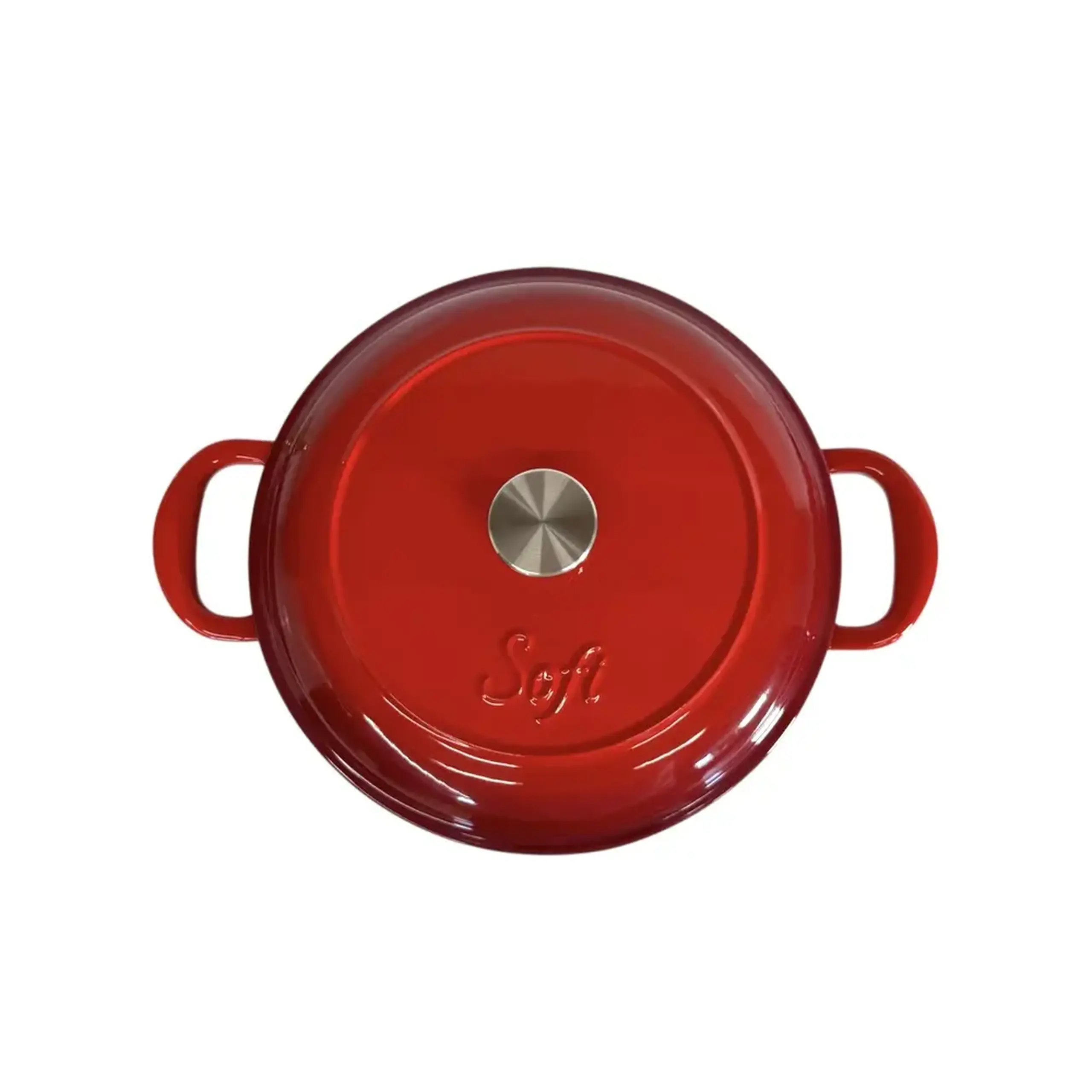 Cratita de fonta emailata, 28cm, Rosie - Sofi
