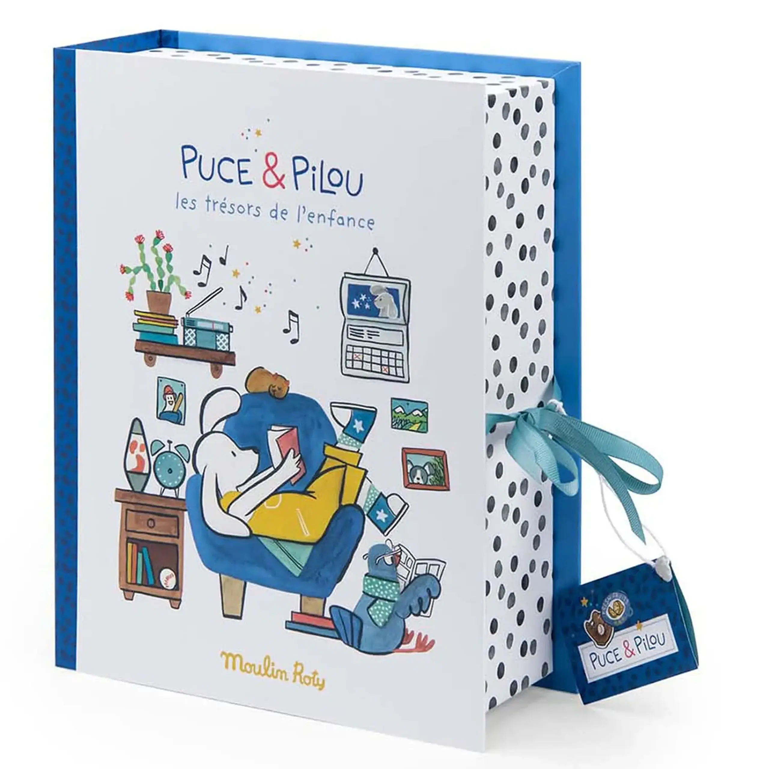 Cutie pentru amintirile copilăriei, Puce & Pilou — Moulin Roty