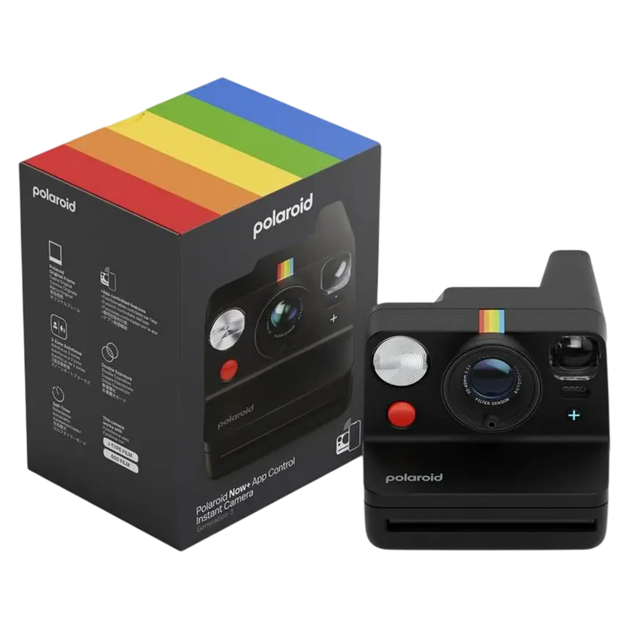 Camera Foto Instant Polaroid Now+ Gen 3, Negru