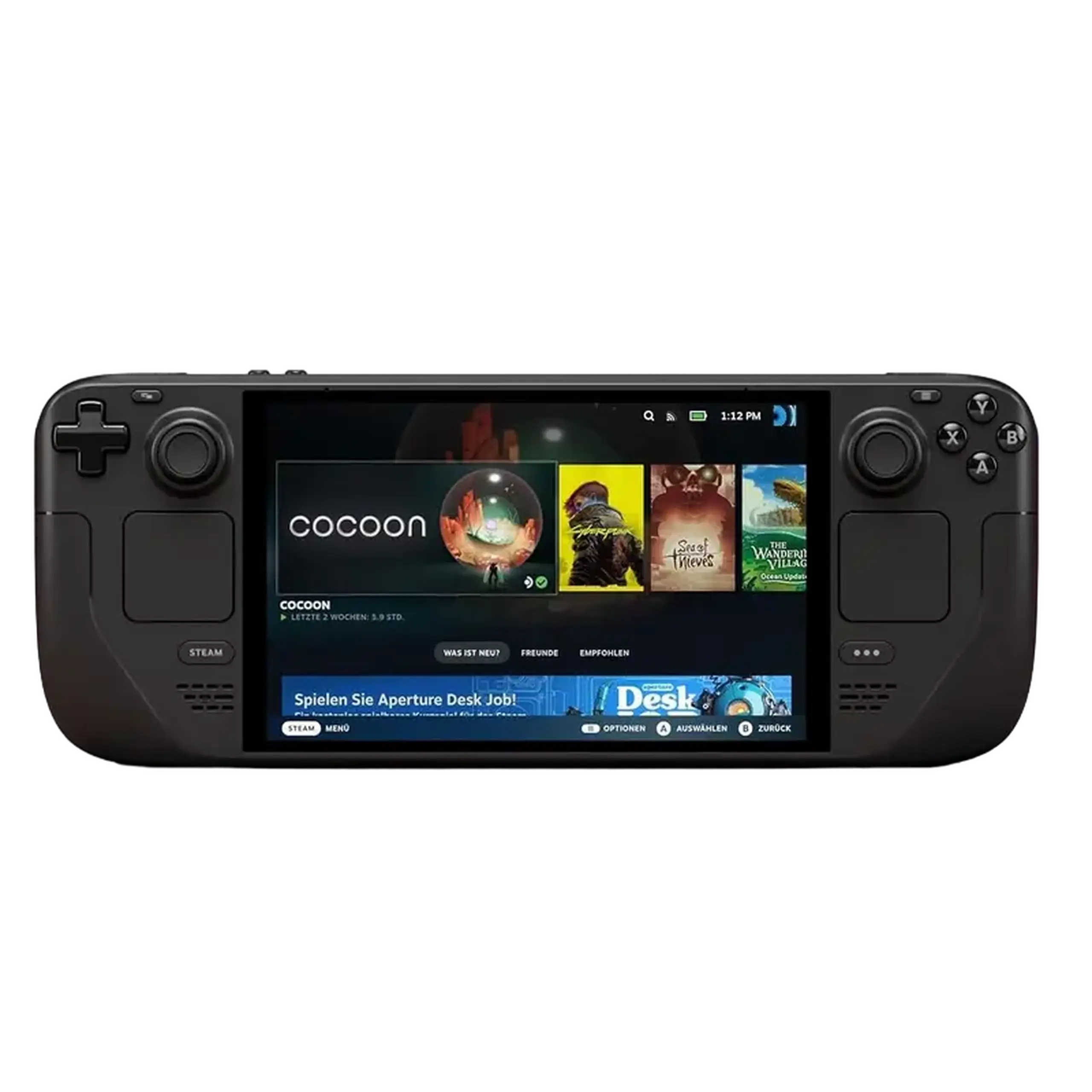 Consolă portabilă pentru jocuri Valve Steam Deck OLED 512Gb, Negru