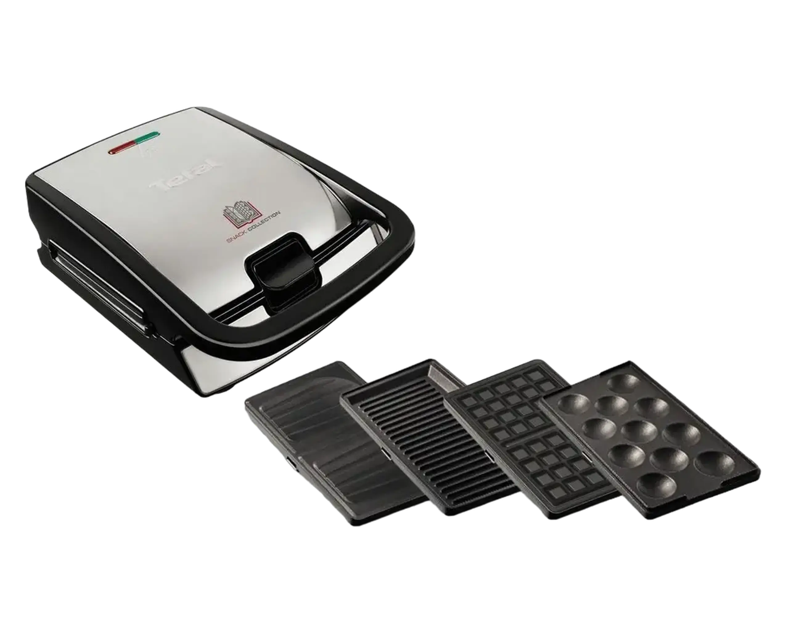 Aparat pentru sandwich multifunctional Tefal SW854D16, Negru / Argintiu