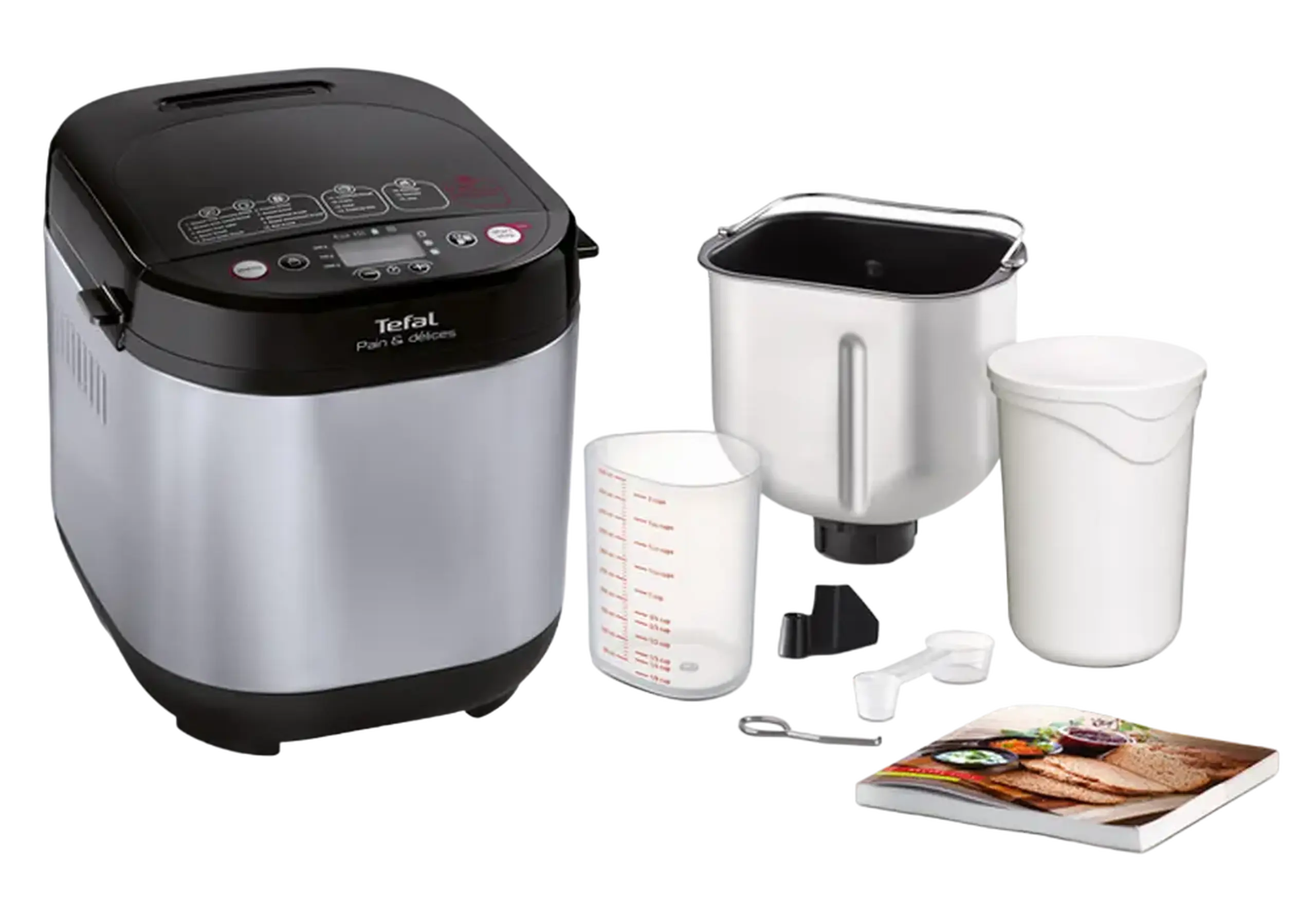 Mașină de pâine Tefal Pain et Delice, Oțel inoxidabil