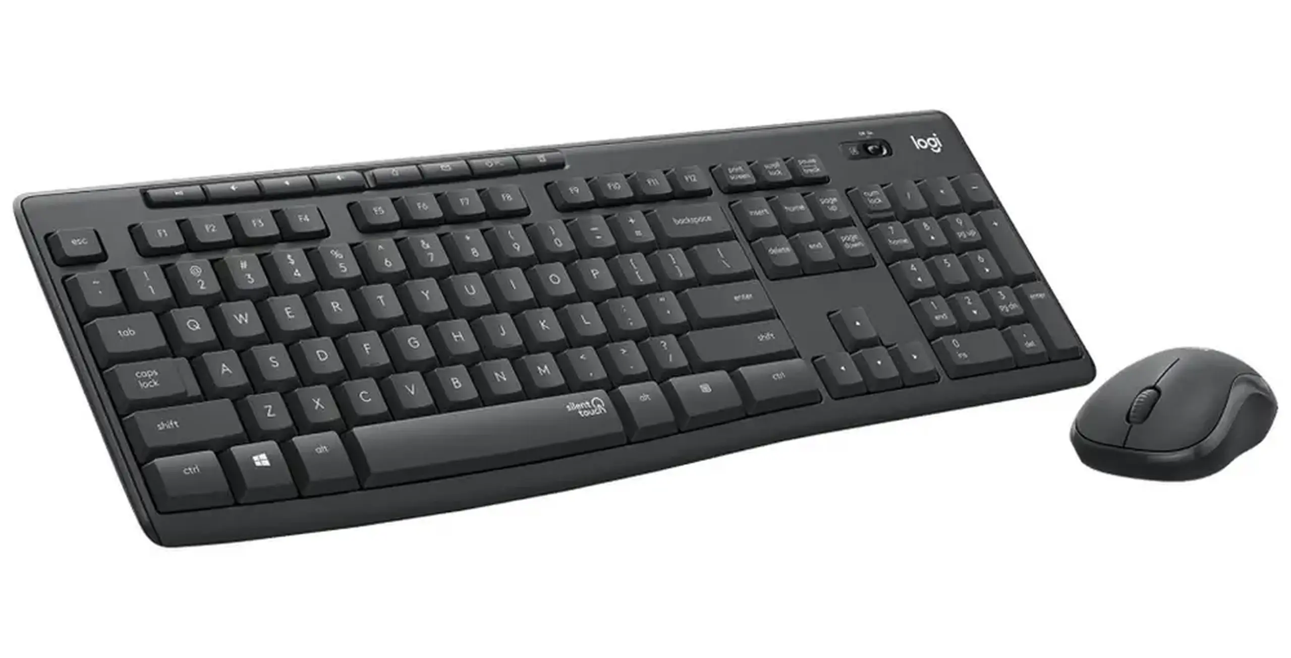 Set Tastatură + Mouse Logitech MK295, Fără fir, Grafit