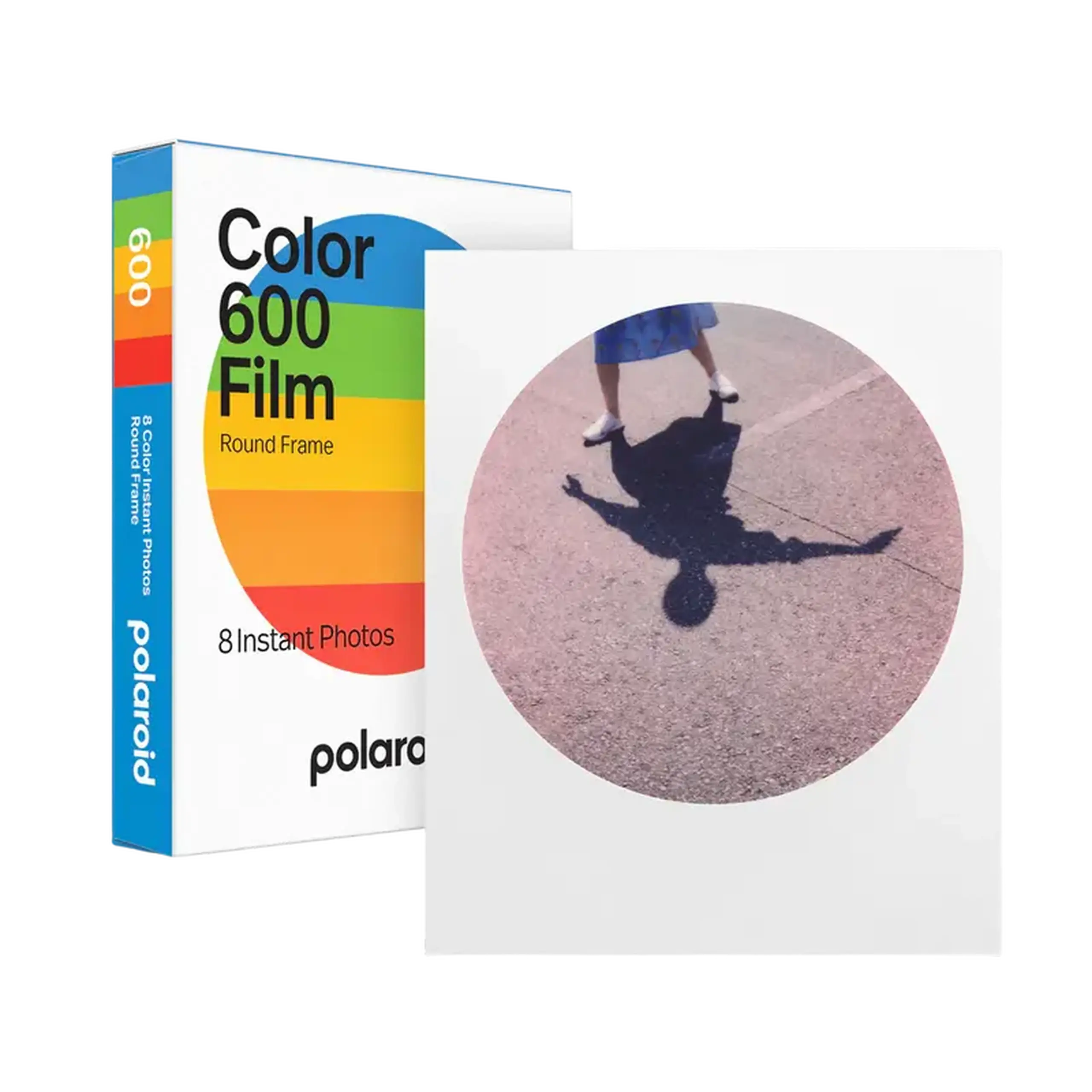 Hârtie foto Polaroid Color Film pentru 600, Round Frame, 8 buc