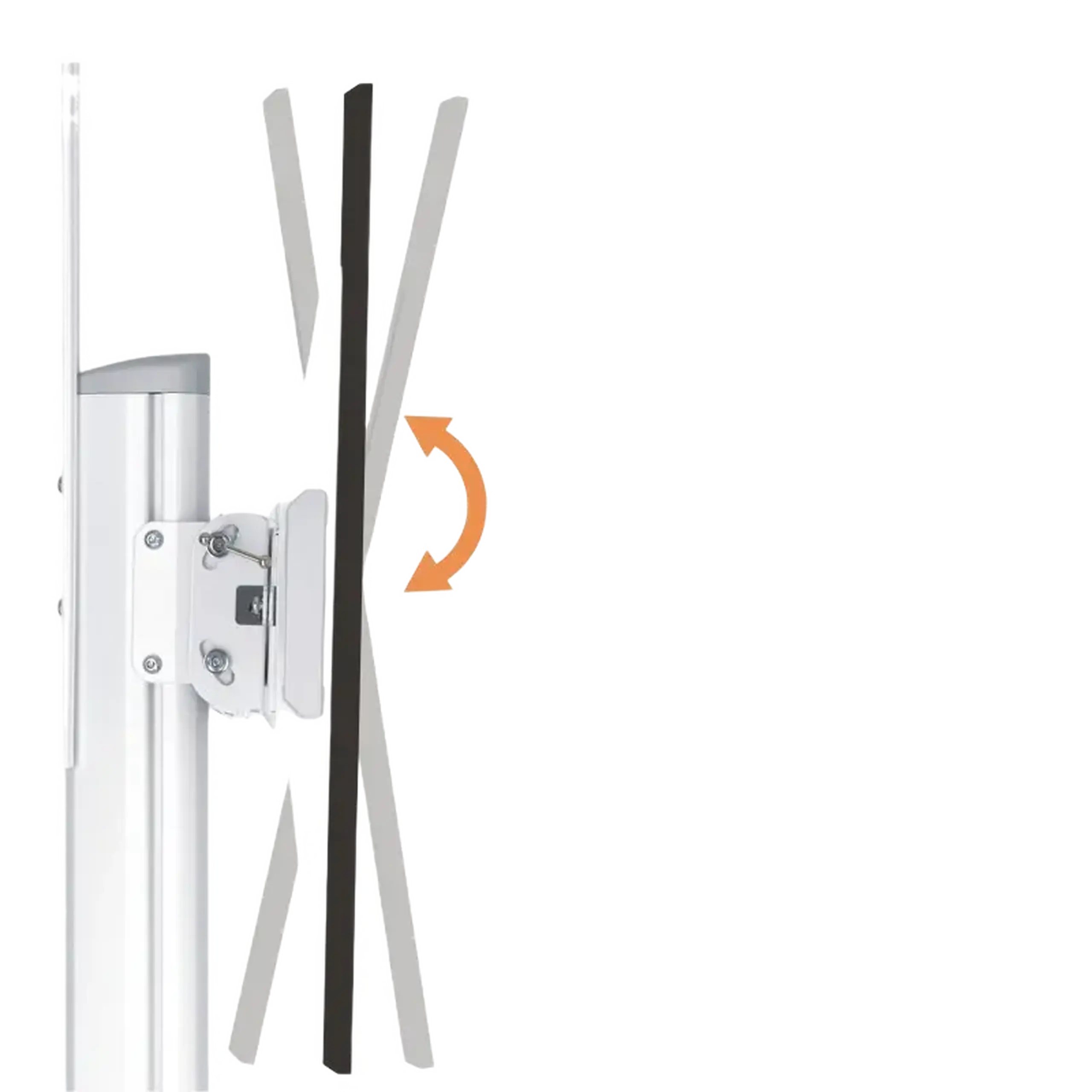 Suport pentru TV pe picior Reflecta TV Stand 70VCP-Shelf, White, Alb
