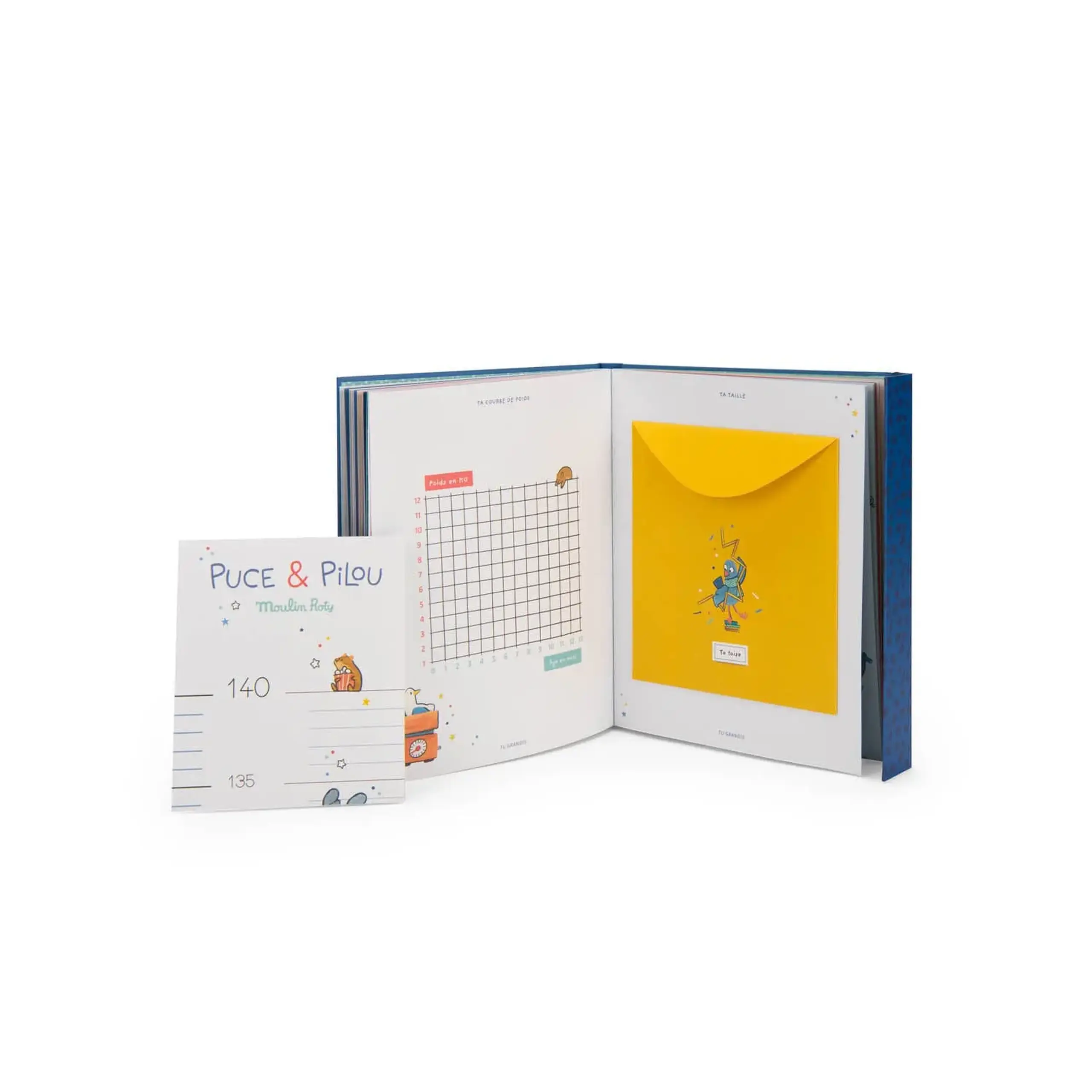 Album de amintiri pentru primii 6 ani, Puce & Pilou — Moulin Roty