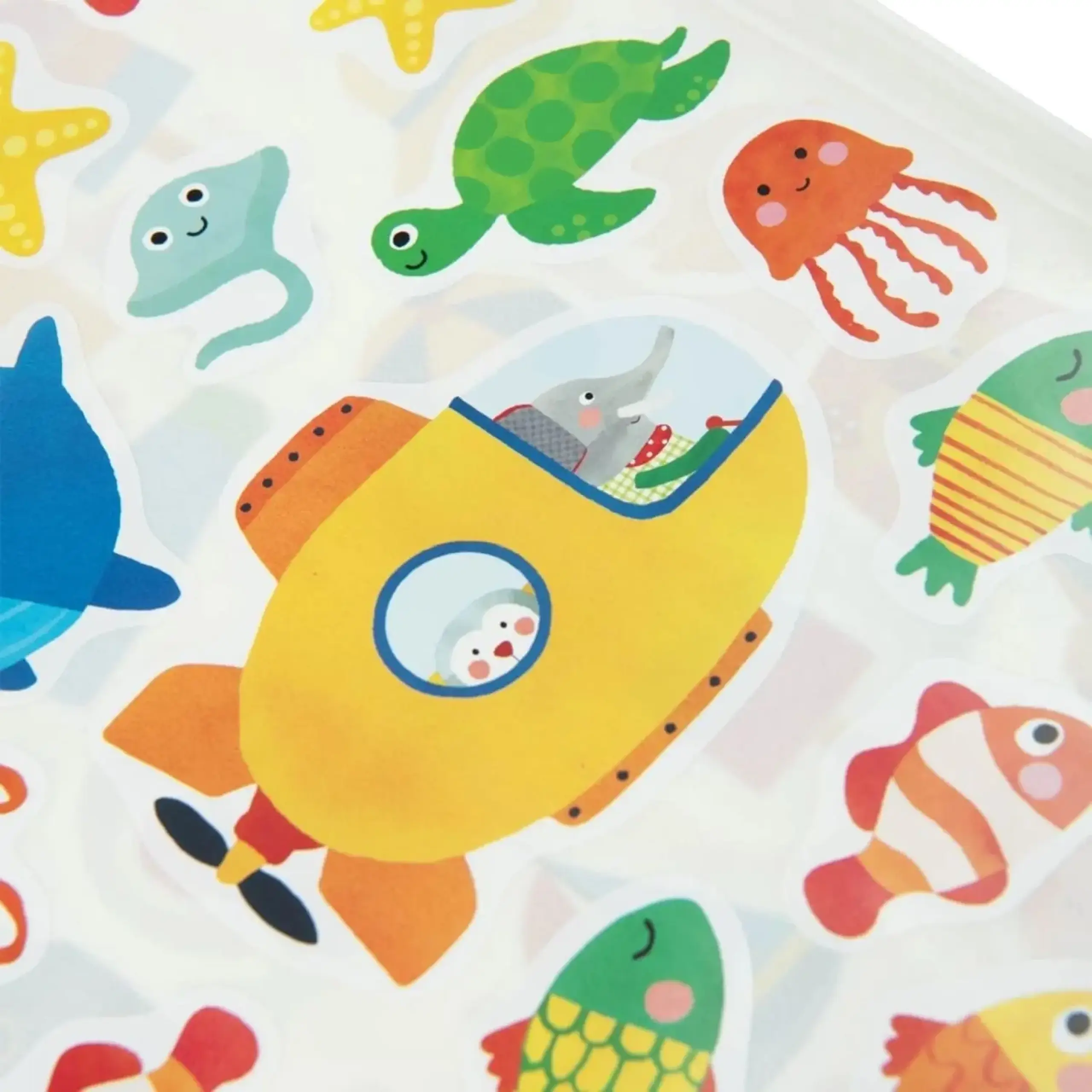 Carte cu 300 de stickere reutilizabile, Les Popipop — Moulin Roty