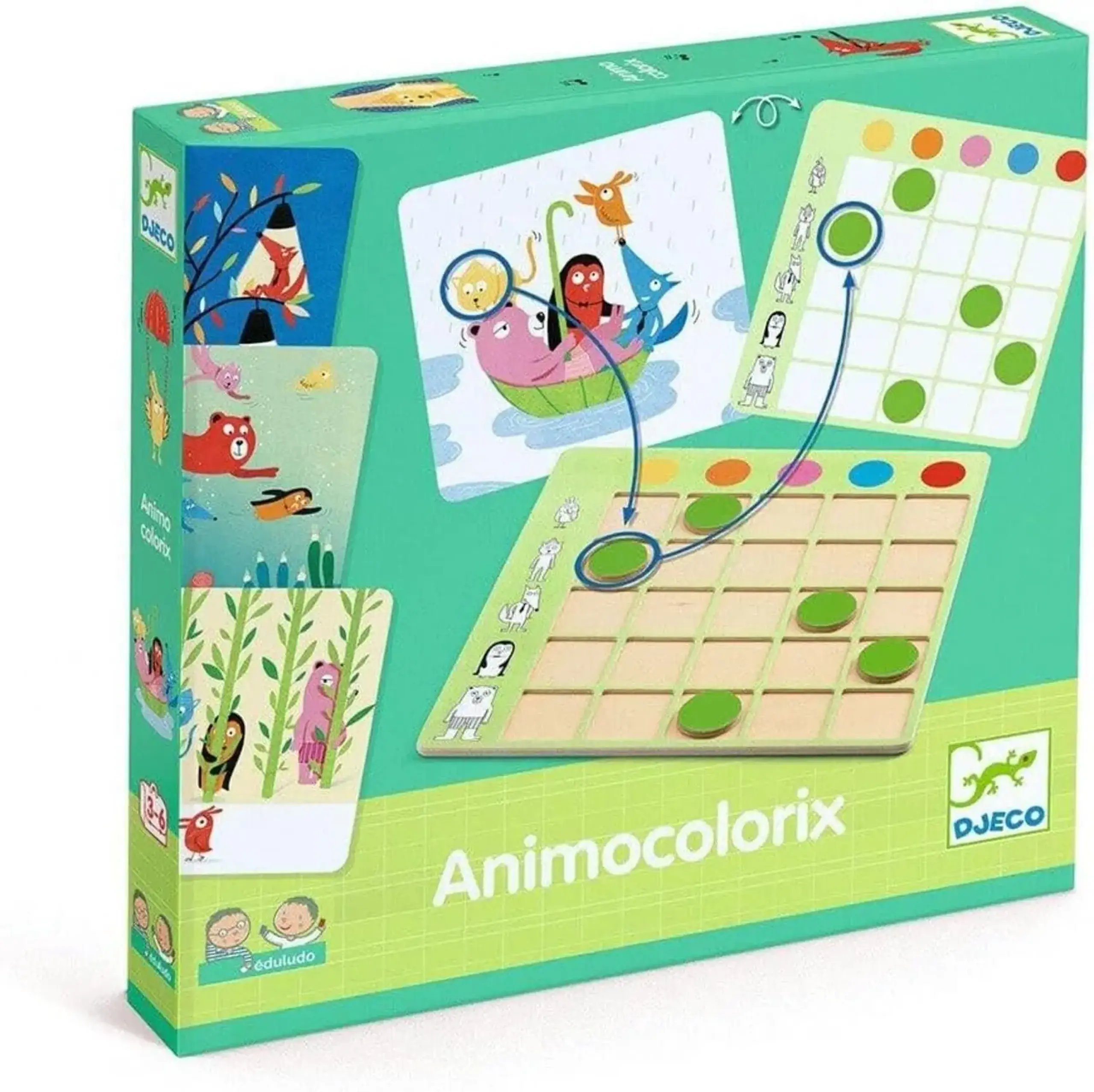Joc educativ Eduludo Animocolorix — Djeco
