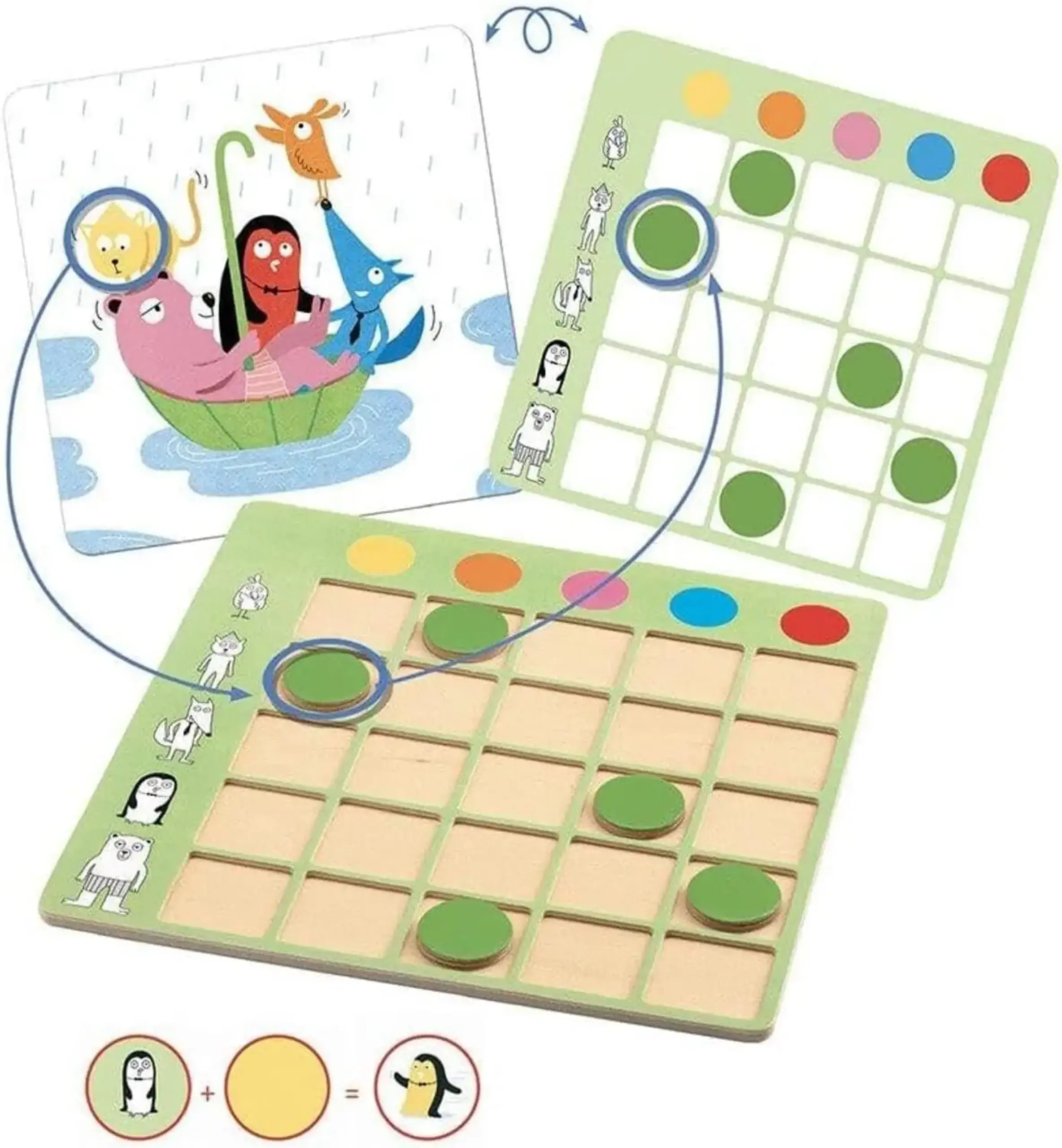 Joc educativ Eduludo Animocolorix — Djeco