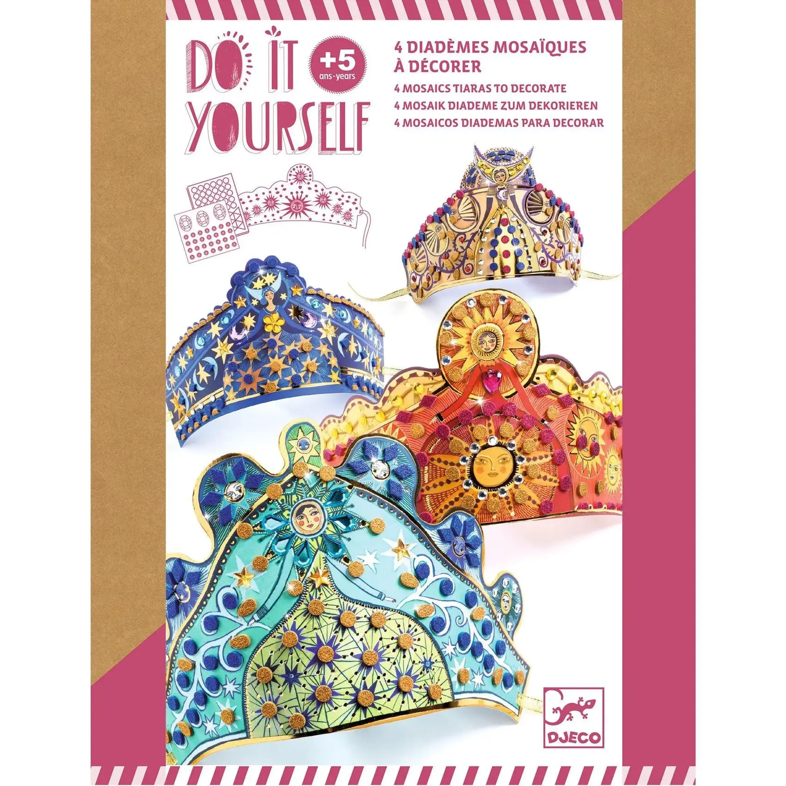 Set DIY 4 coronițe Enchanteresses — Djeco