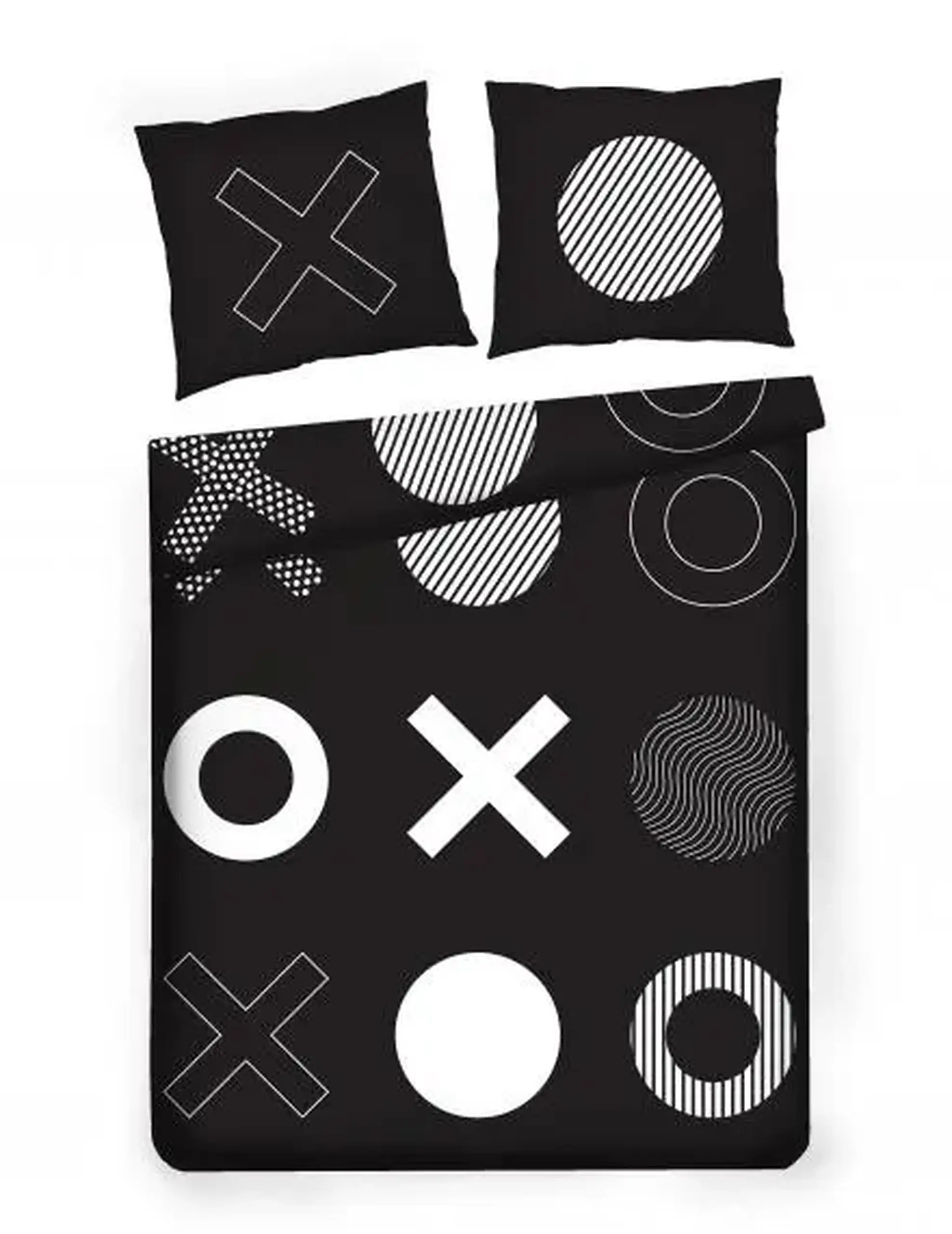 Lenjerie de pat TICTACTOE