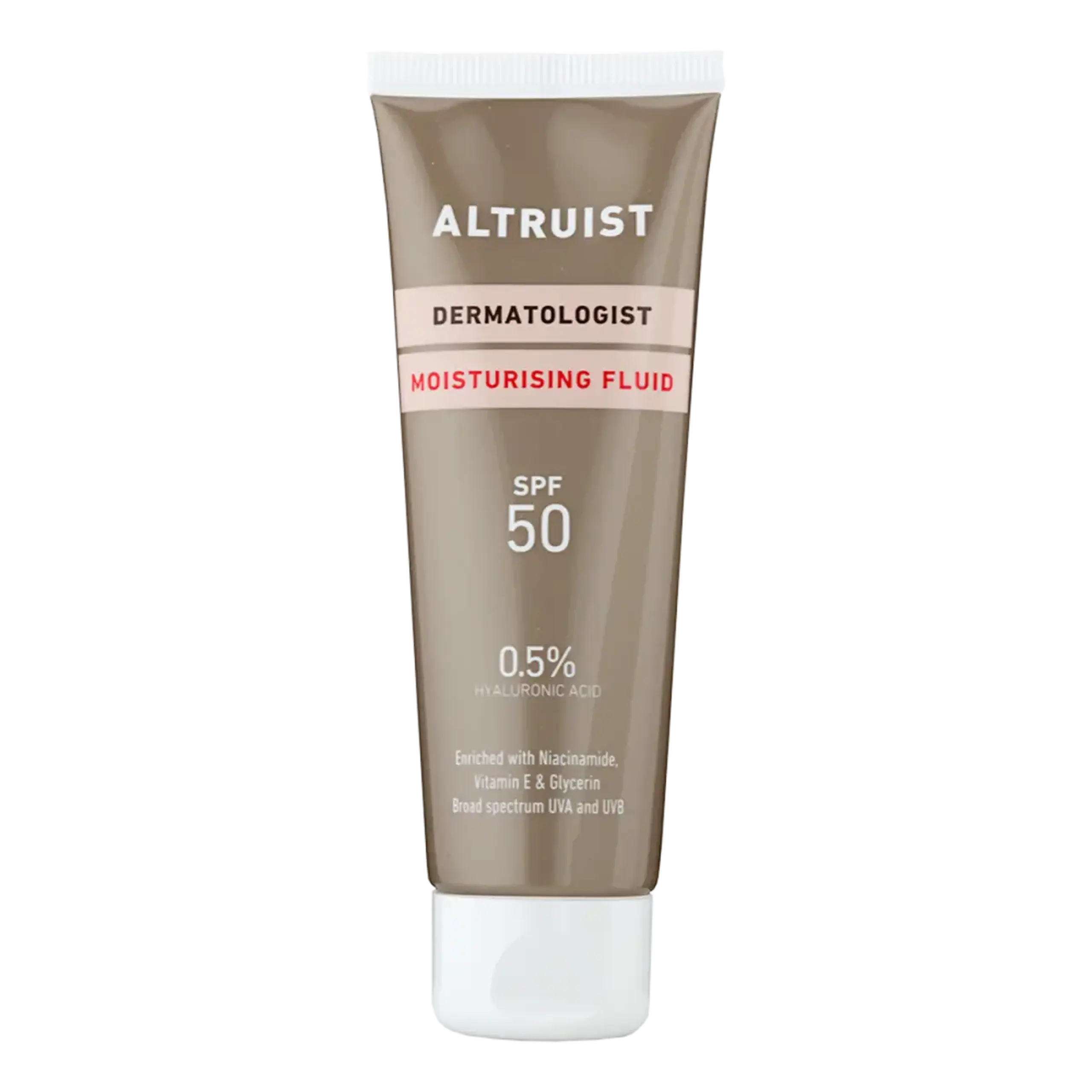 Altruist, Moisturising Fluid SPF+50, 50ml