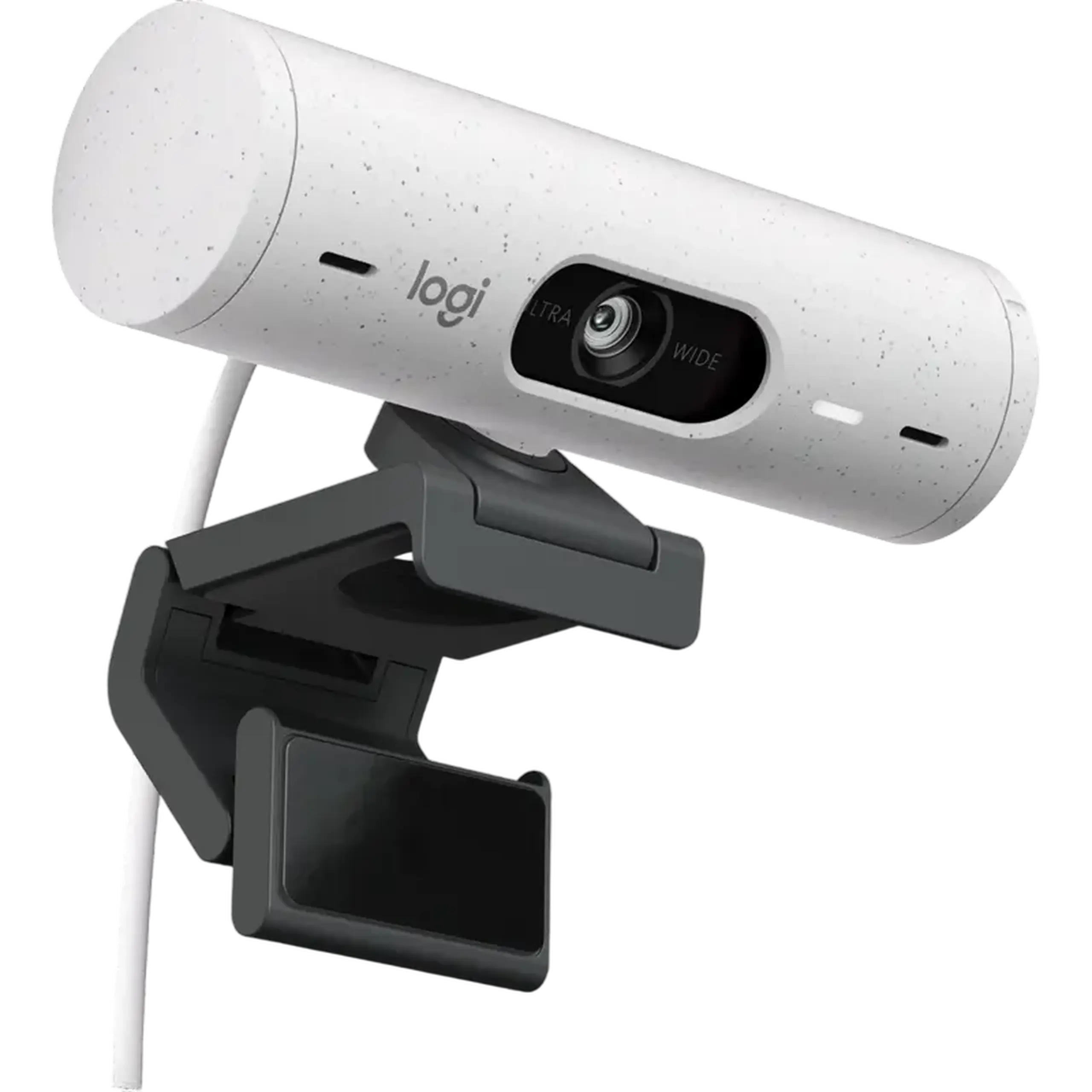 Cameră Web Logitech BRIO 500, Full-HD 1080P, Alb