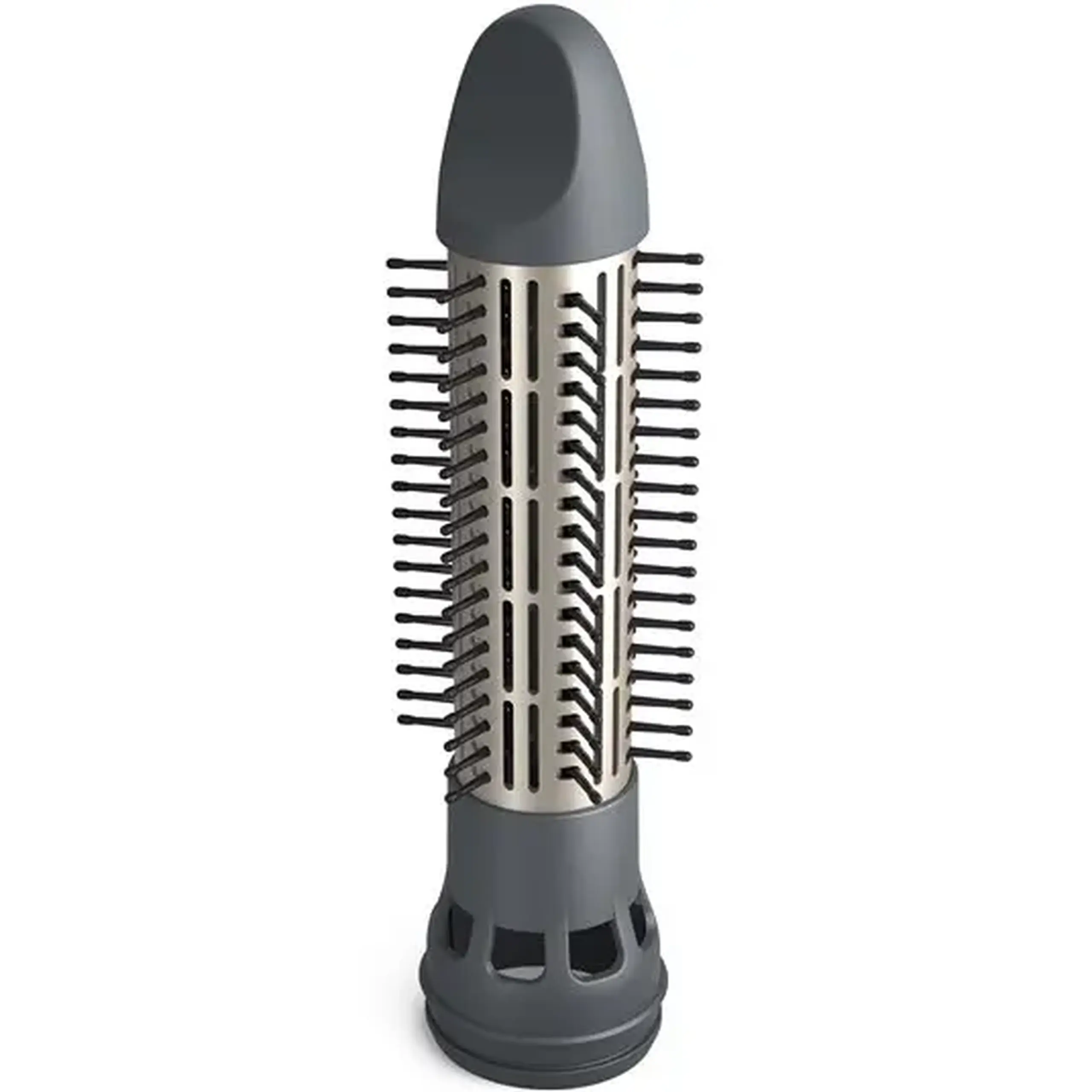 Perie rotativa cu aer cald Philips Seria 7000 BHA710/00, 1000W, ingrijire cu ioni, 2 accesorii, setare temperatura de ingrijire si aer rece, peri naturali, invelis ceramic din turmalina, Alb/crem