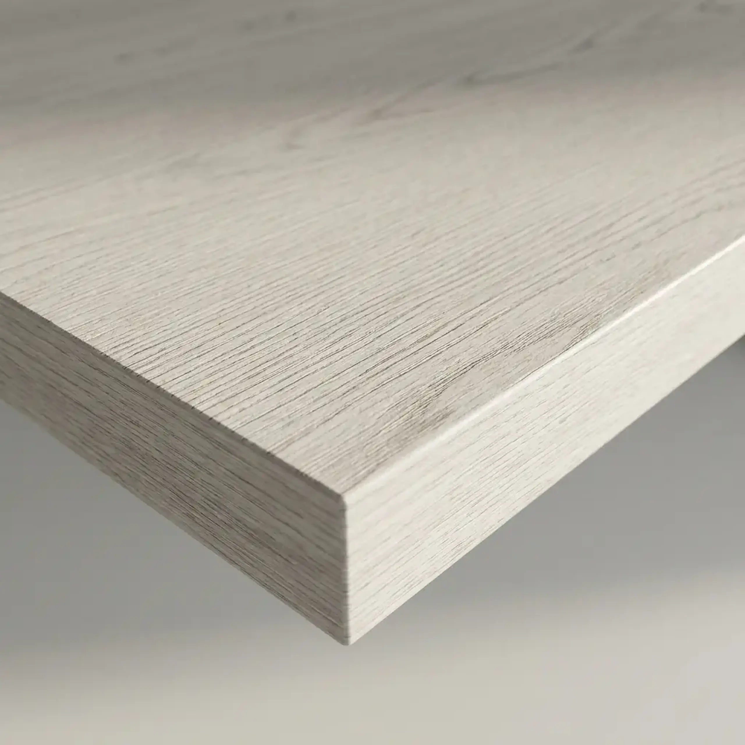 Masa de dining 4home Louisville, picioare metalice, Stejar Kraft Alb, 120x80 cm