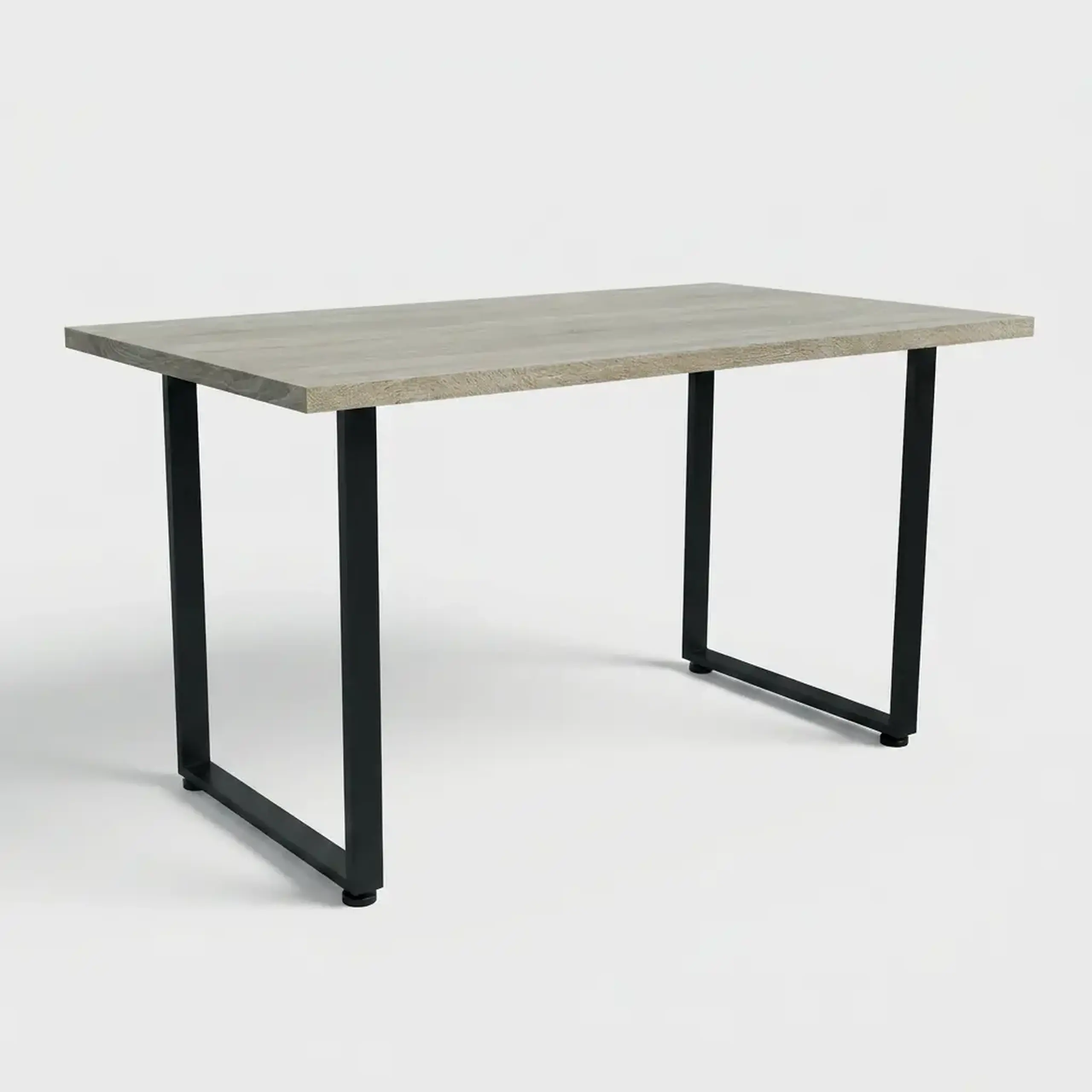 Masa de dining 4home Seattle, picioare metalice, Stejar Sonoma, 120x60 cm
