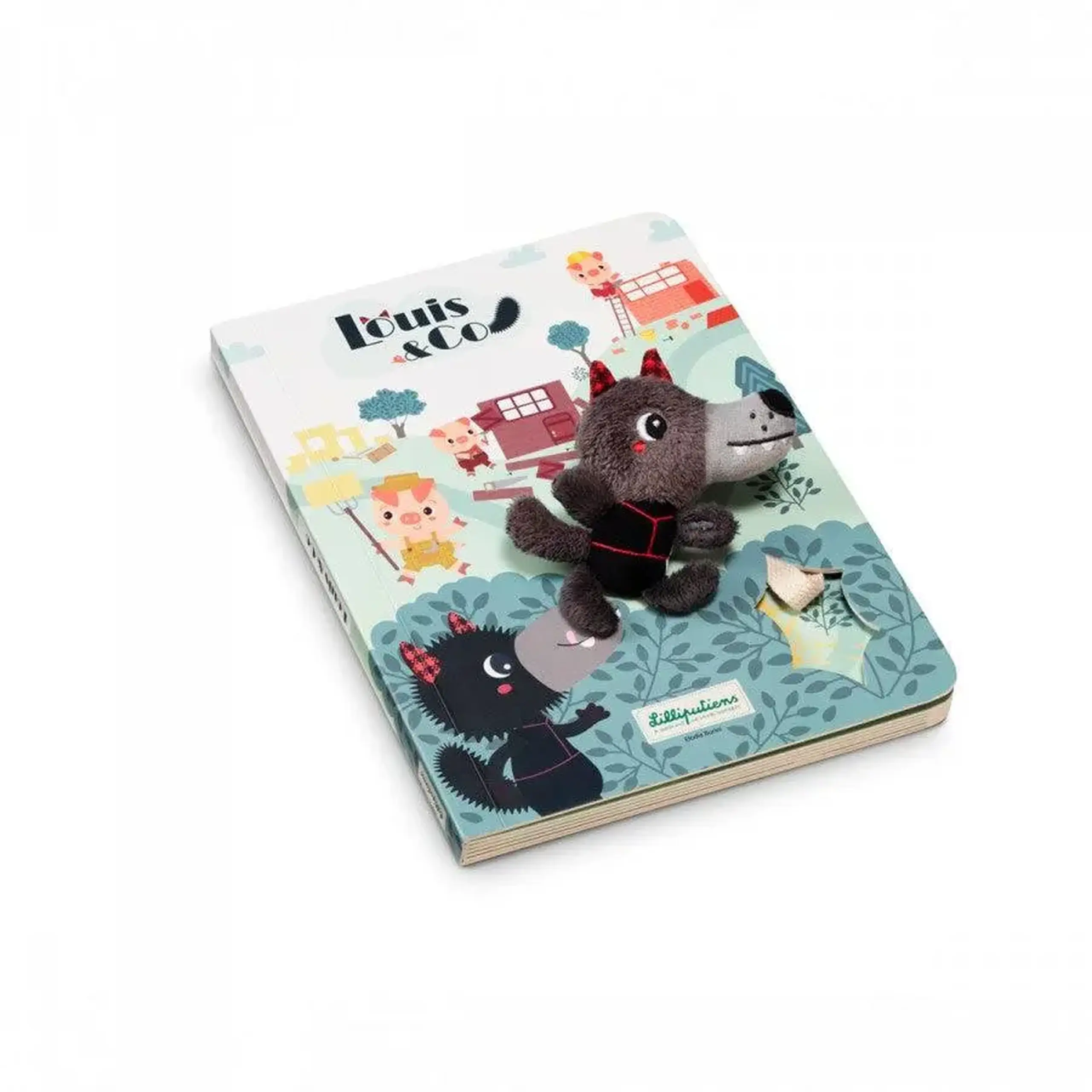 Louis the Wolf and the 3 Little Pigs Journey Book — Lilliputiens