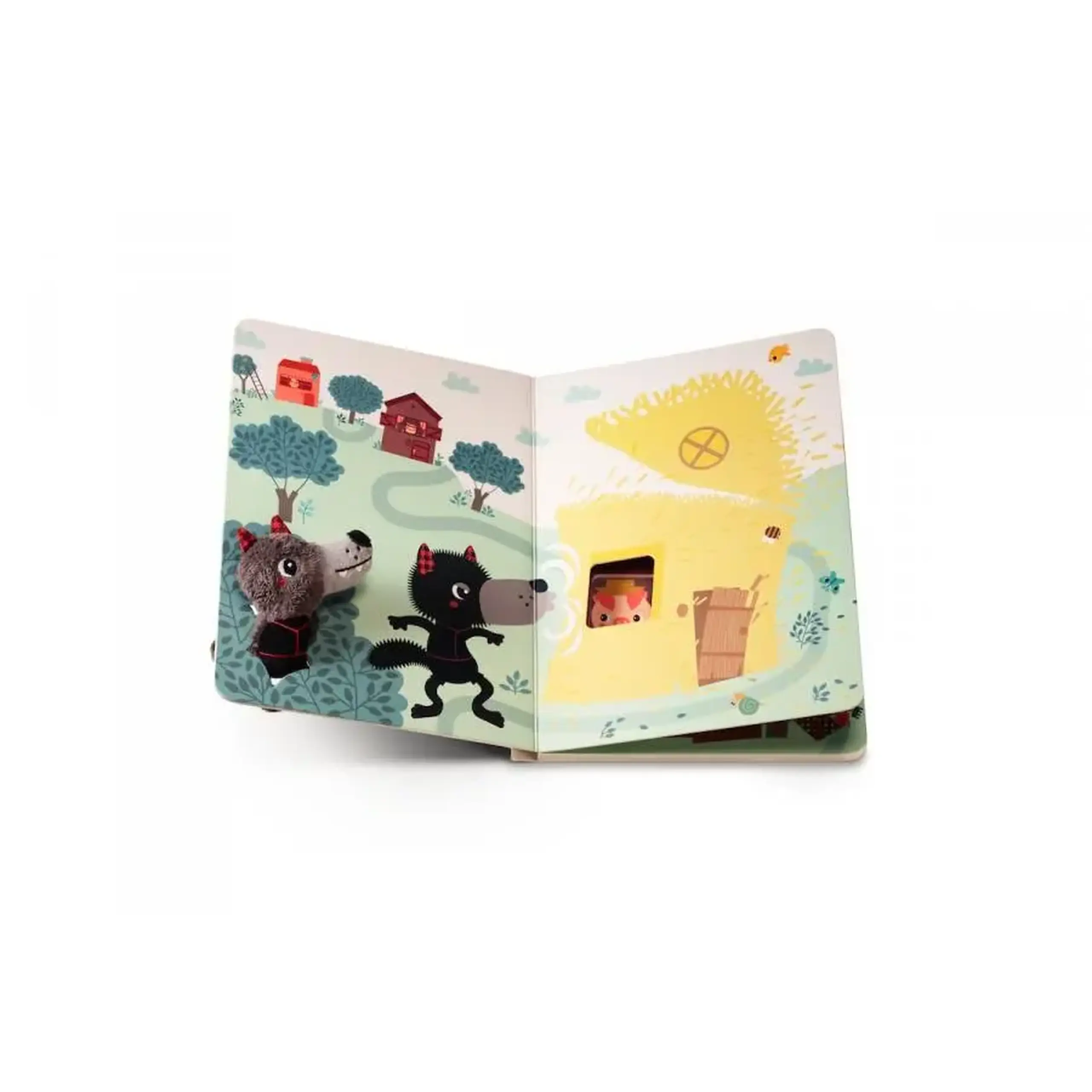 Louis the Wolf and the 3 Little Pigs Journey Book — Lilliputiens