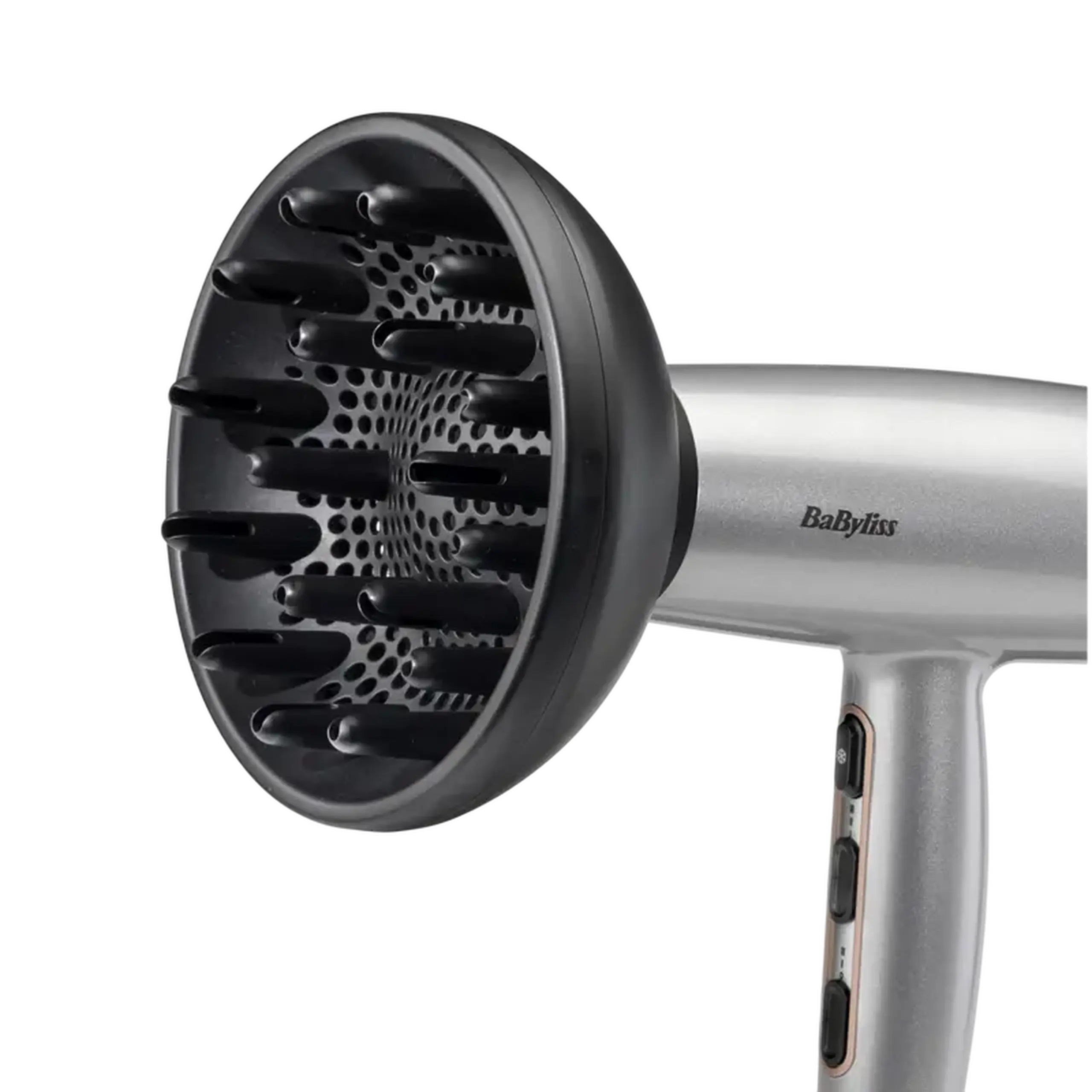 Uscător de păr BaByliss D580DE, 2100W, Argintiu