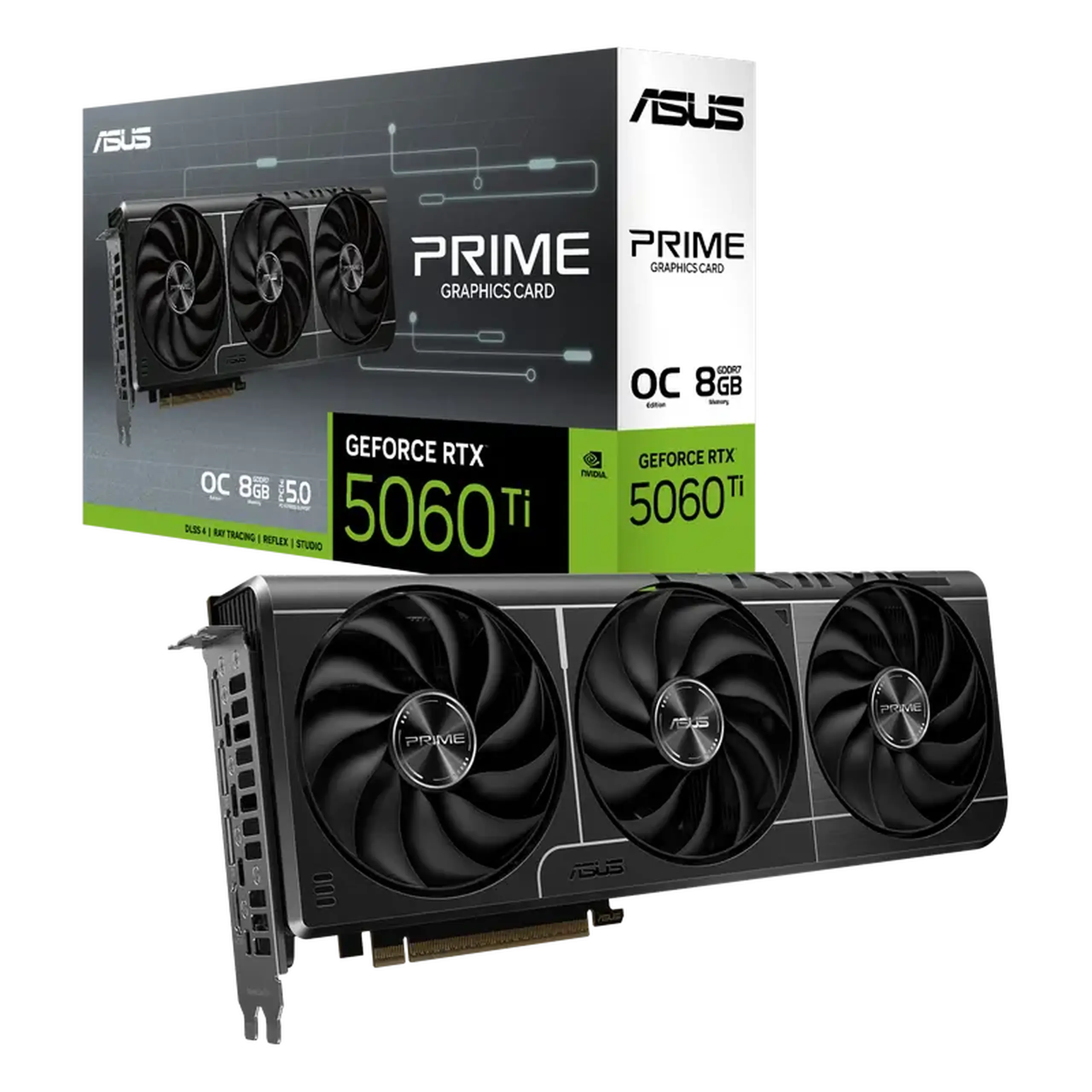 Placă Video ASUS PRIME-RTX5060TI-O8G, 8GB GDDR7 128bit