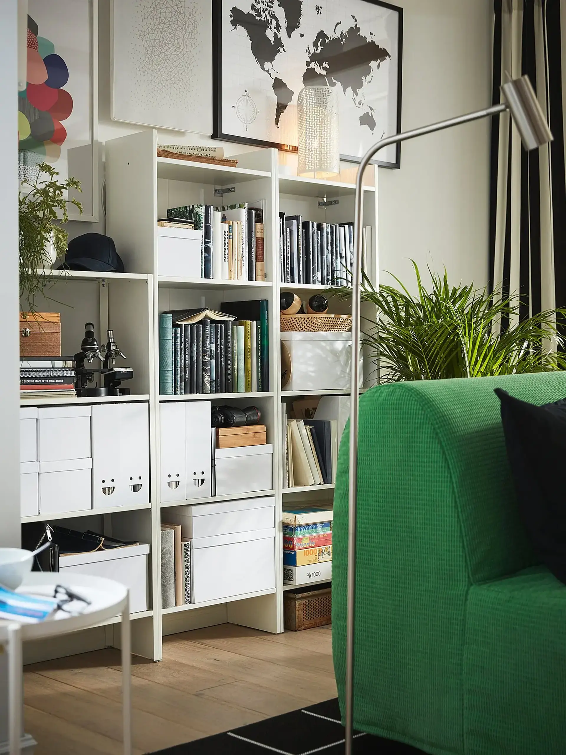 IKEA BAGGEBO Biblioteca, alb, 50x25x160 cm