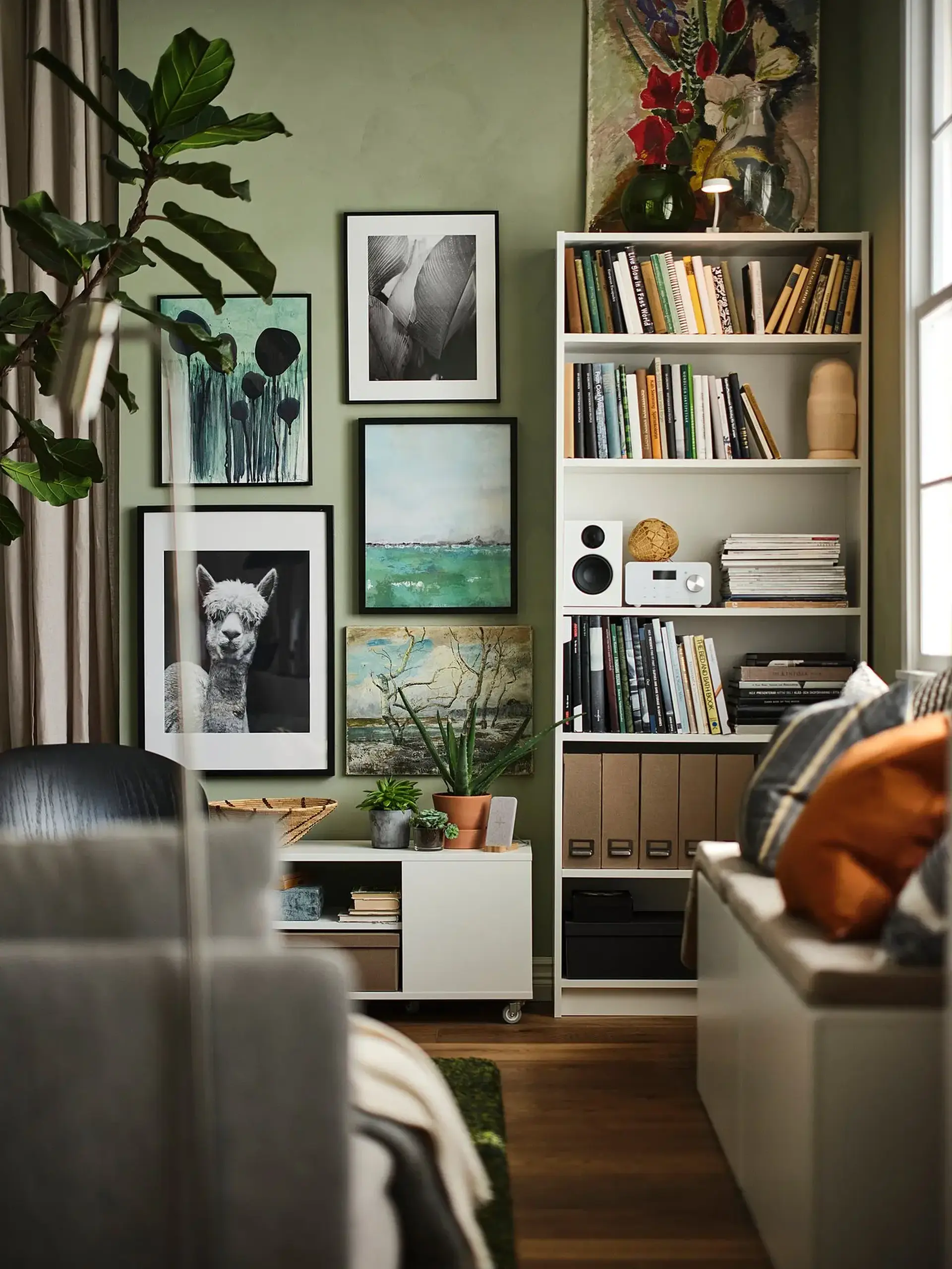 IKEA BILLY Biblioteca, alb, 80x28x202 cm