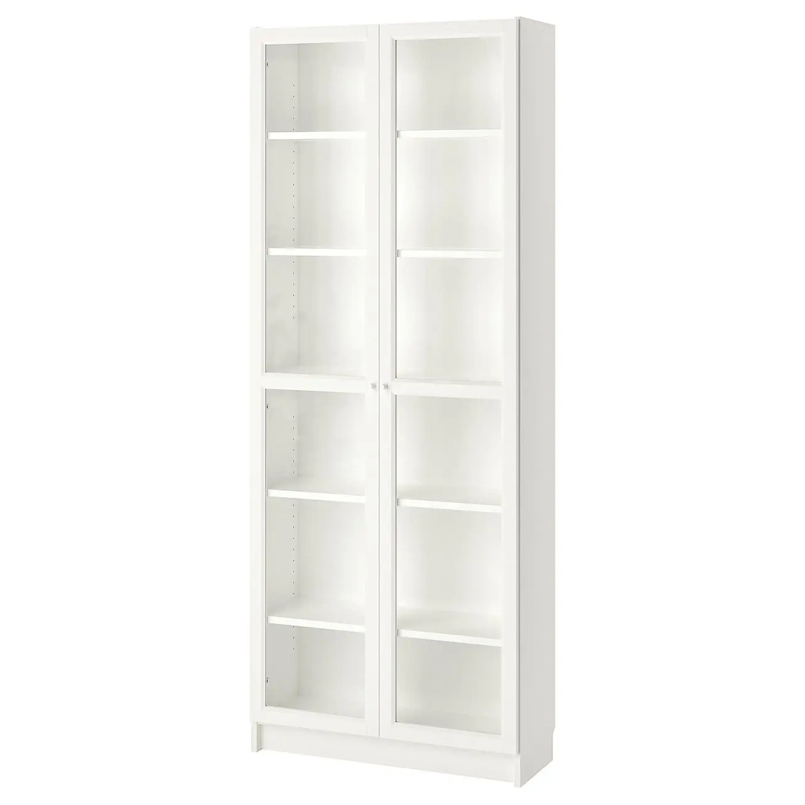 IKEA BILLY / OXBERG Biblioteca, alb, 80x30x202 cm