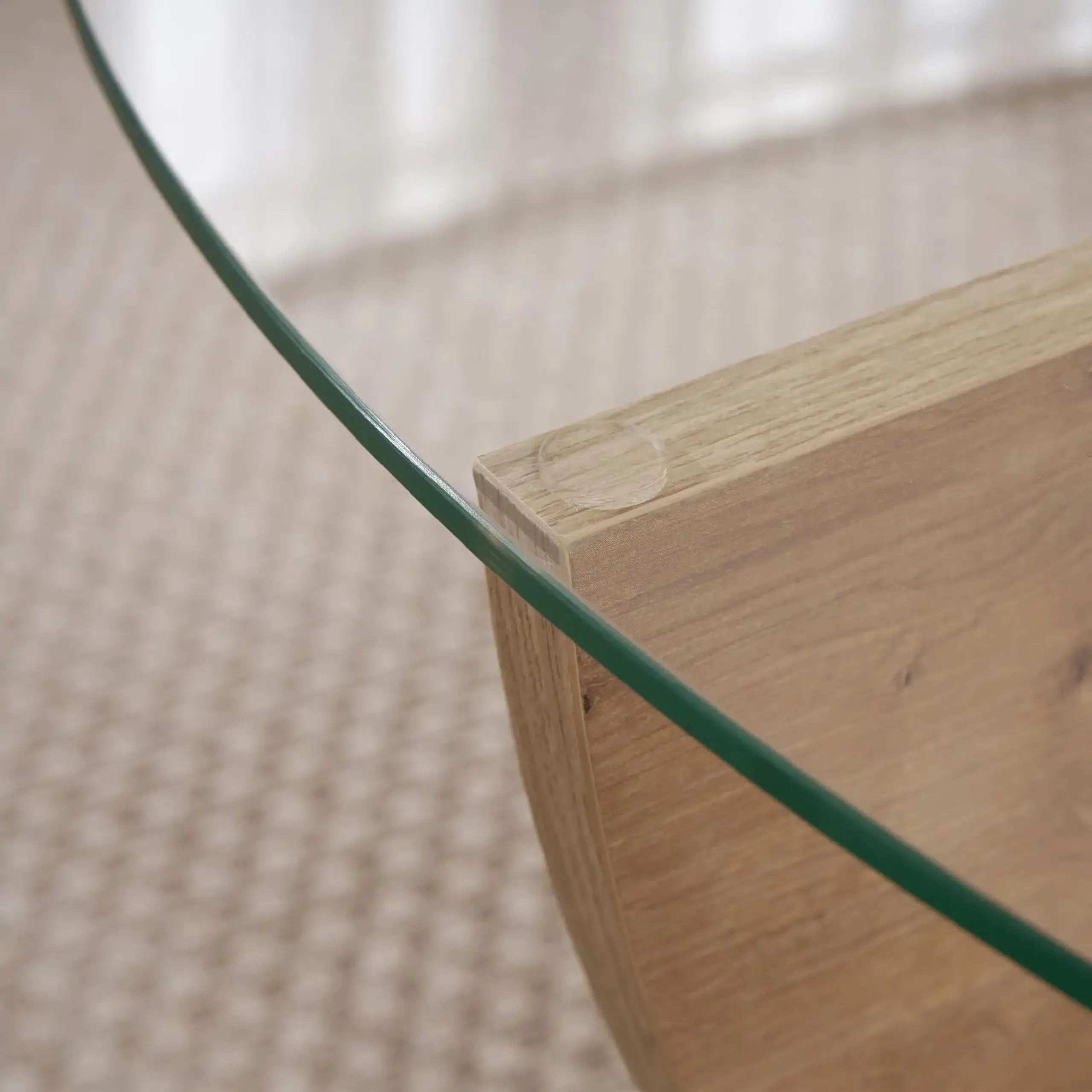Masuta de cafea, Liya - Sapphire Oak, 90 x 30 x 90 cm