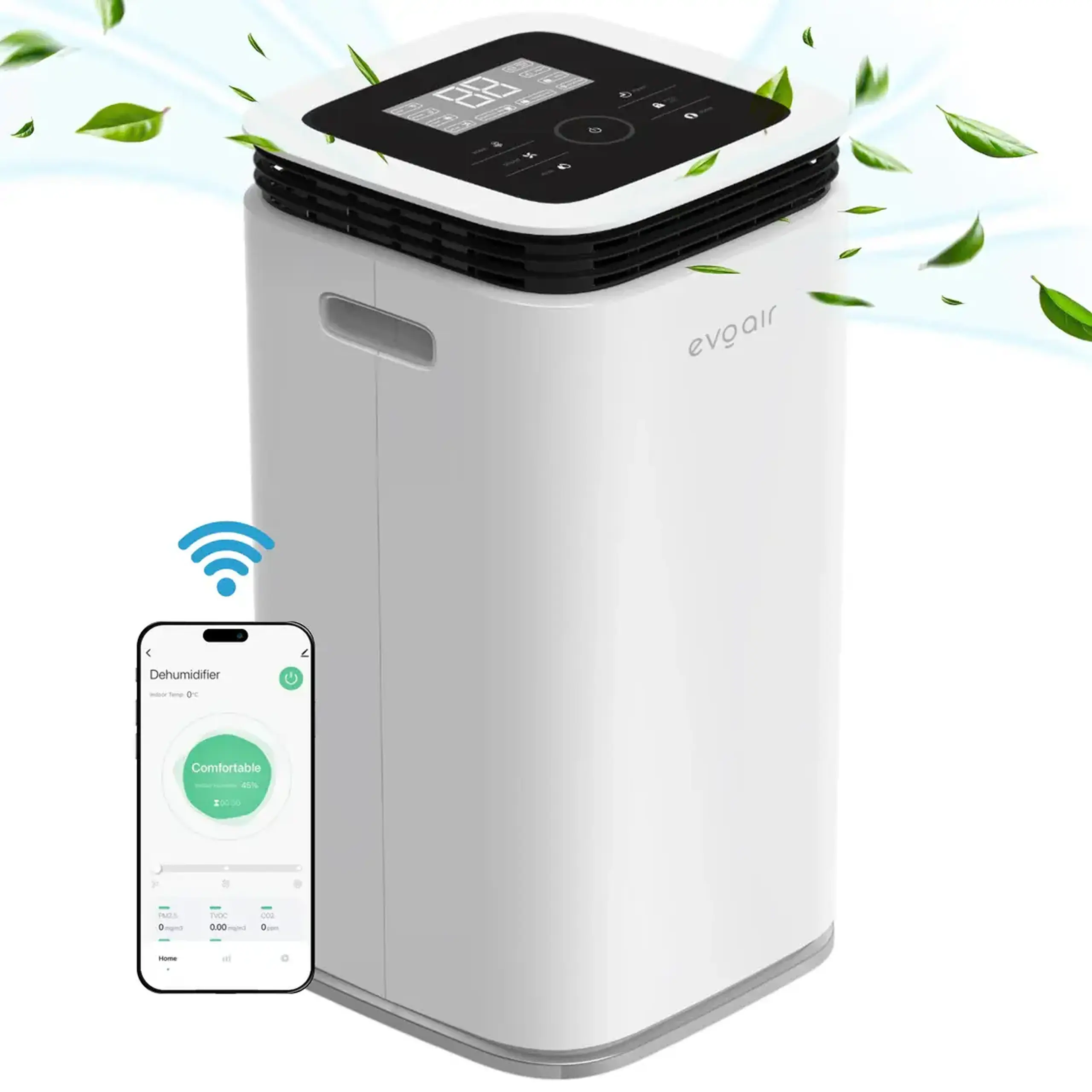 Dezumidificator Evoair FlexiDry 16 Smart, 16l/24h, Senzor de Umiditate