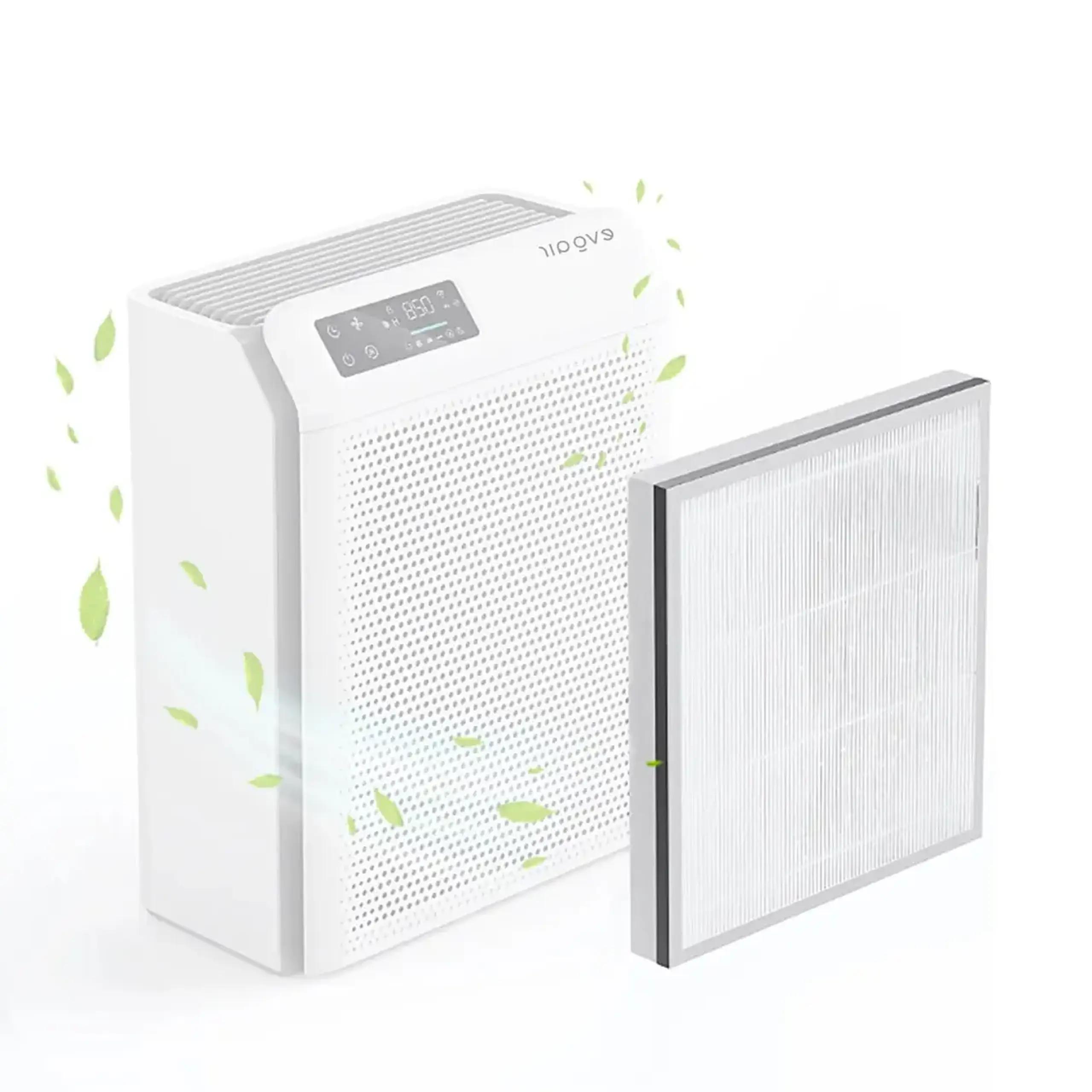 Filtru Purificator de aer Evoair HOMI P300, 3in1, Filtru True HEPA, Filtru Carbon Activ