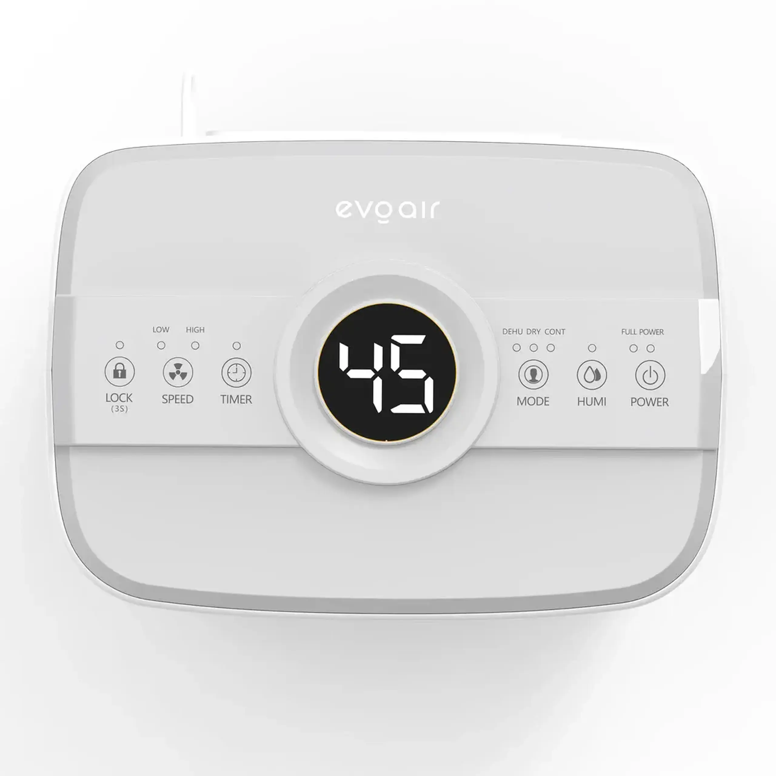 Dezumidificator Evoair Dryora 12, 12l/24h, Senzor de Umiditate, Dezumidifcare Continua, Uscare Rufe