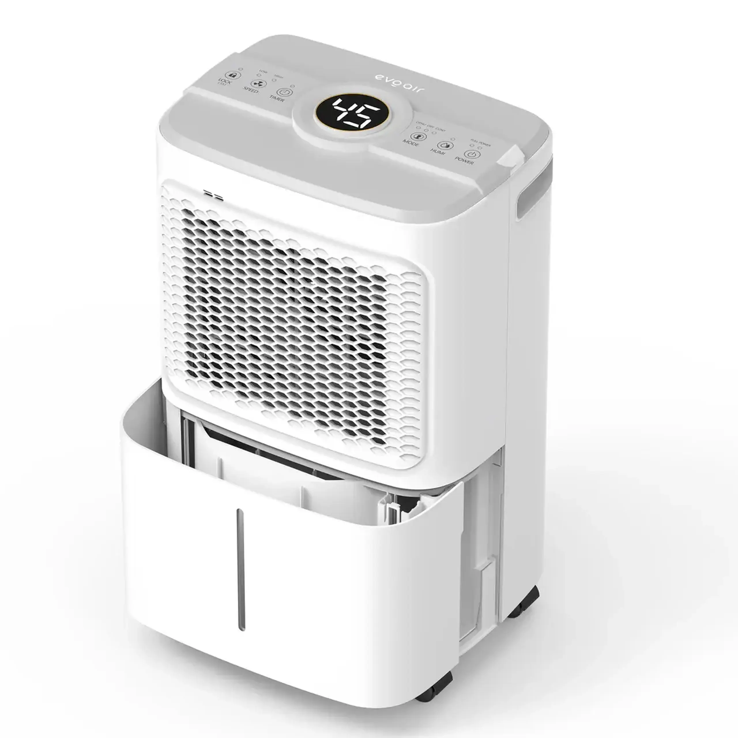 Dezumidificator Evoair Dryora 12, 12l/24h, Senzor de Umiditate, Dezumidifcare Continua, Uscare Rufe
