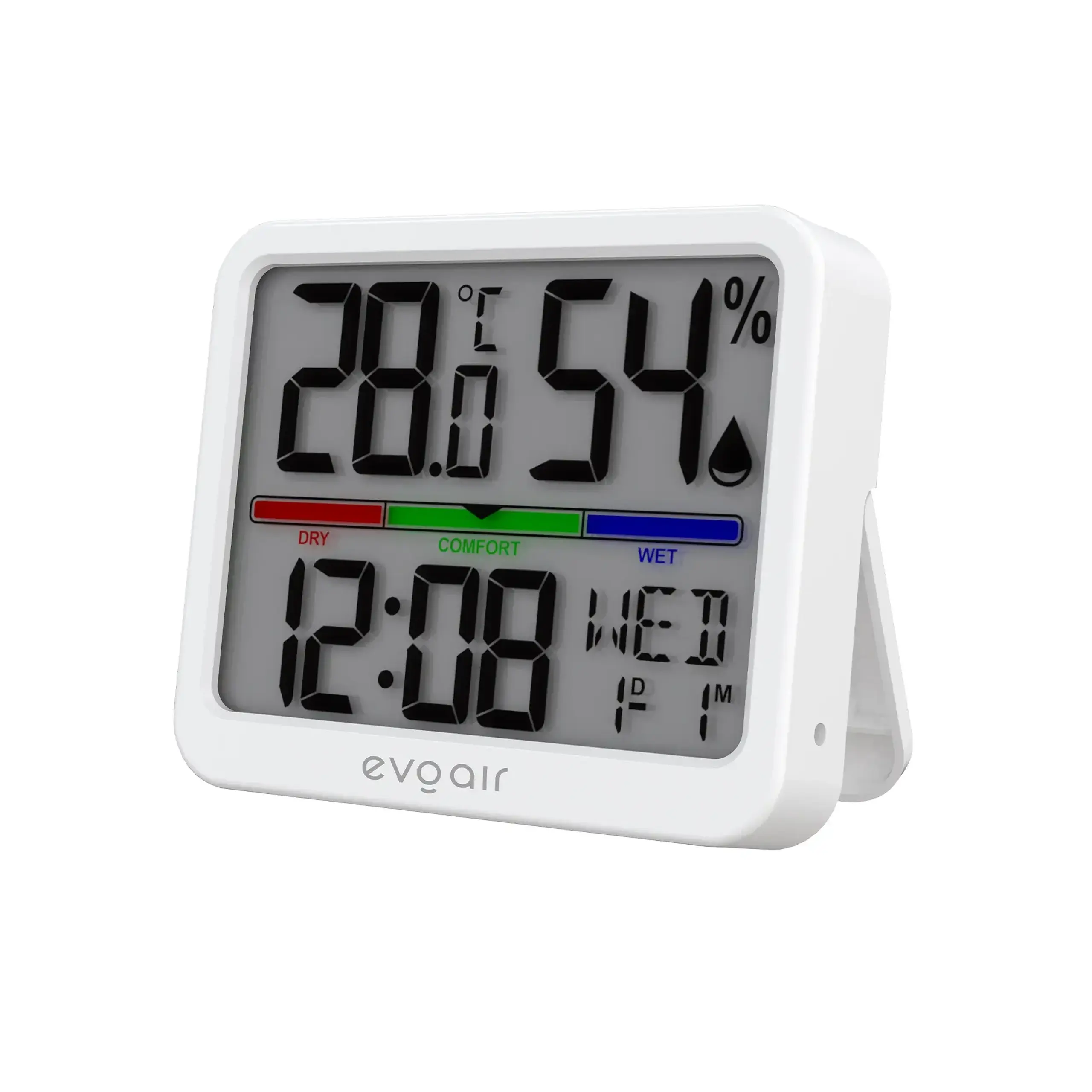 Higrometru si termometru digital Evoair SENTIMINI, indicator umiditate si temperatura