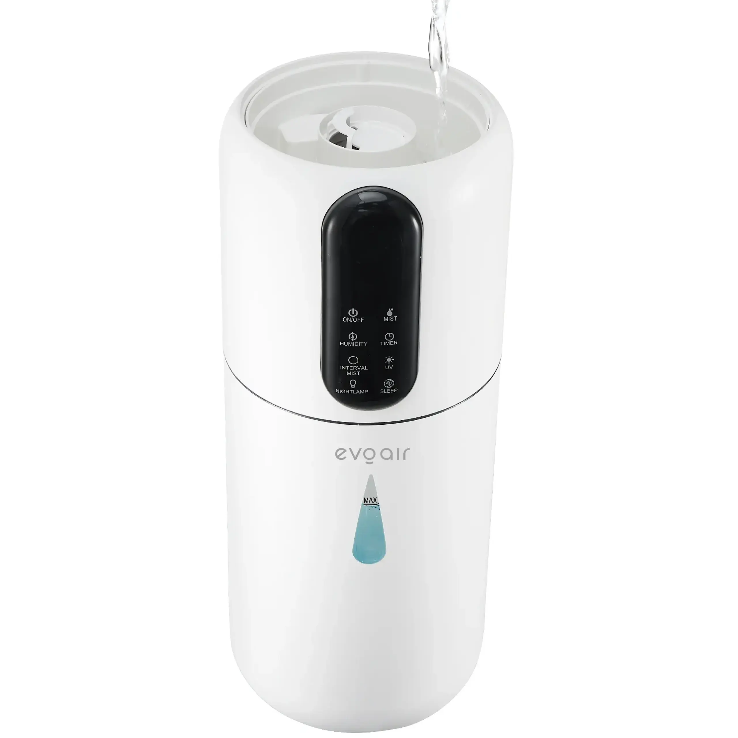 Umidificator Evoair STEAMI X3800 Smart, Wifi, Rezervor 3.8L, Capacitate de umidificare 300ml/h