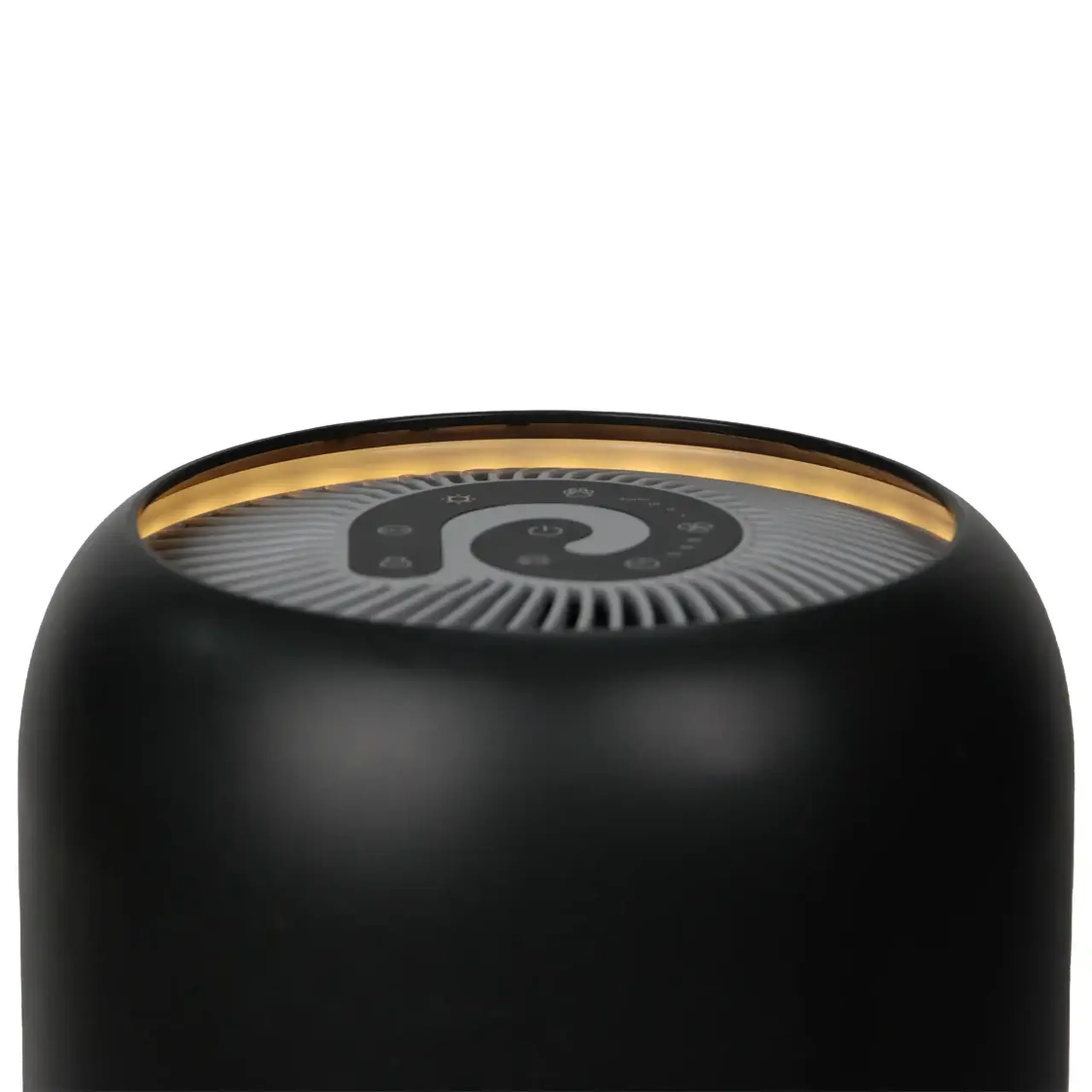 Purificator de aer Evoair, YuvoSpin, Lampa UV-C, Filtru 3in1, True Hepa, Carbon Activ,Negru