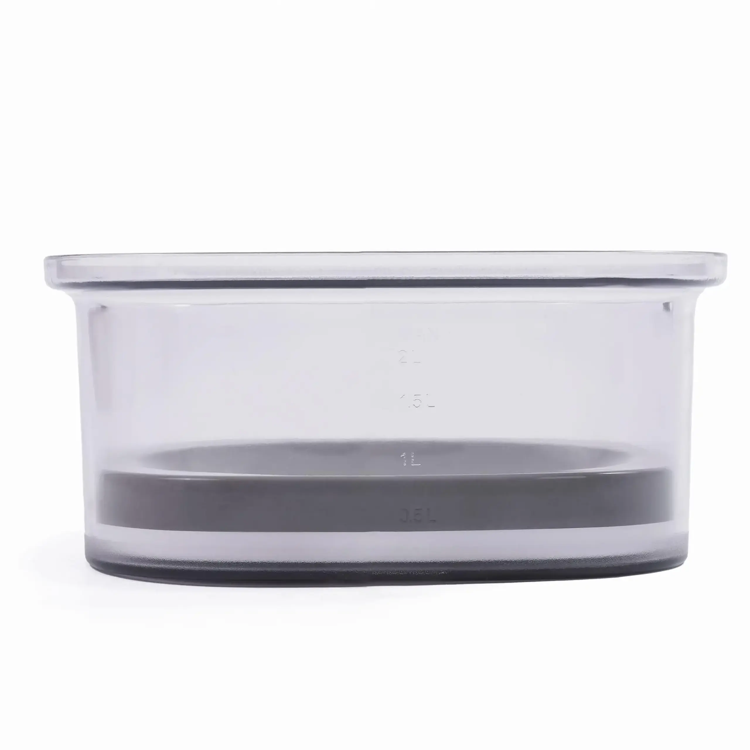 Bol pentru caine si pisica fara stropire, Jumi, 2 litri, Transparent